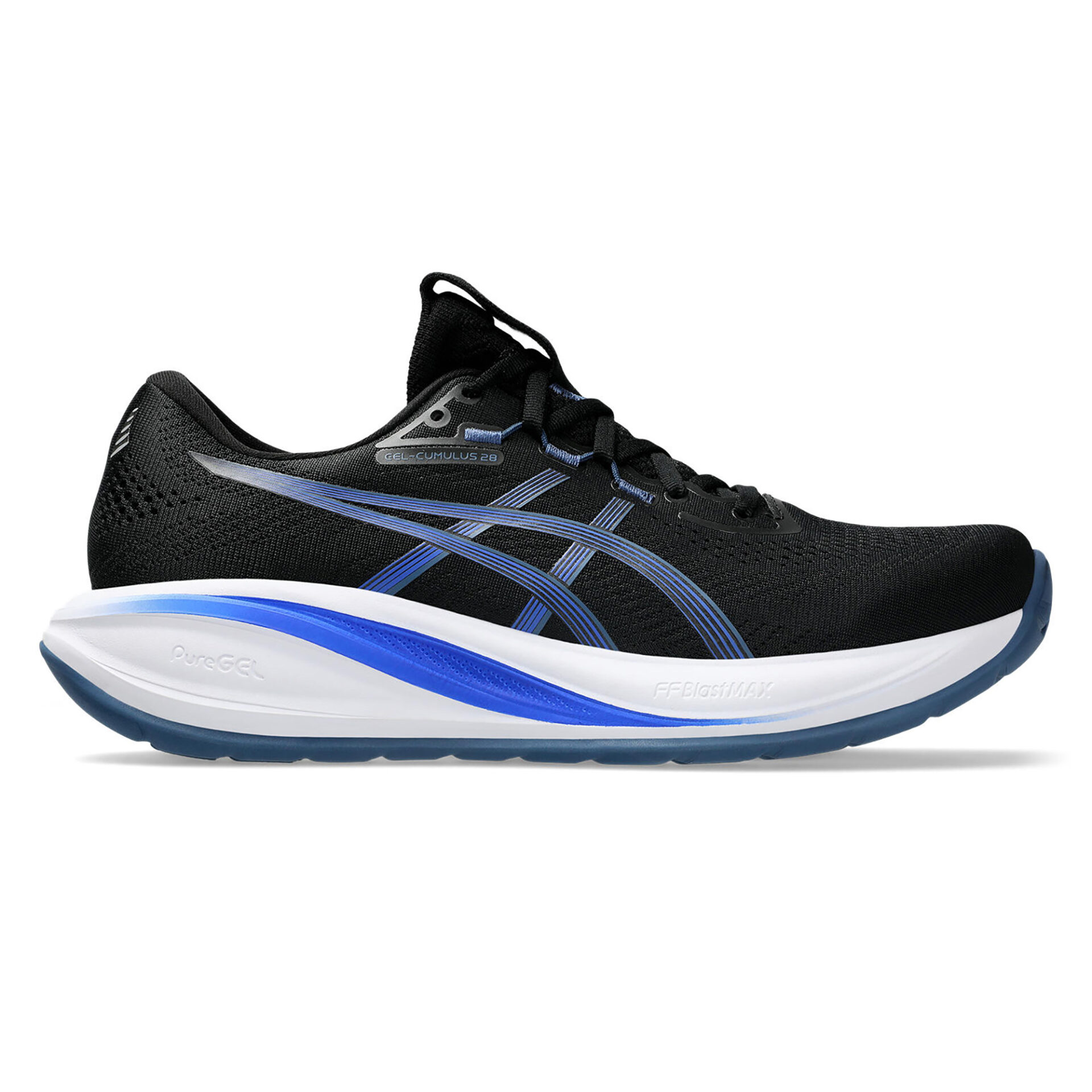 Asics Men's Gel-Cumulus 28 - Black/Neon Blue