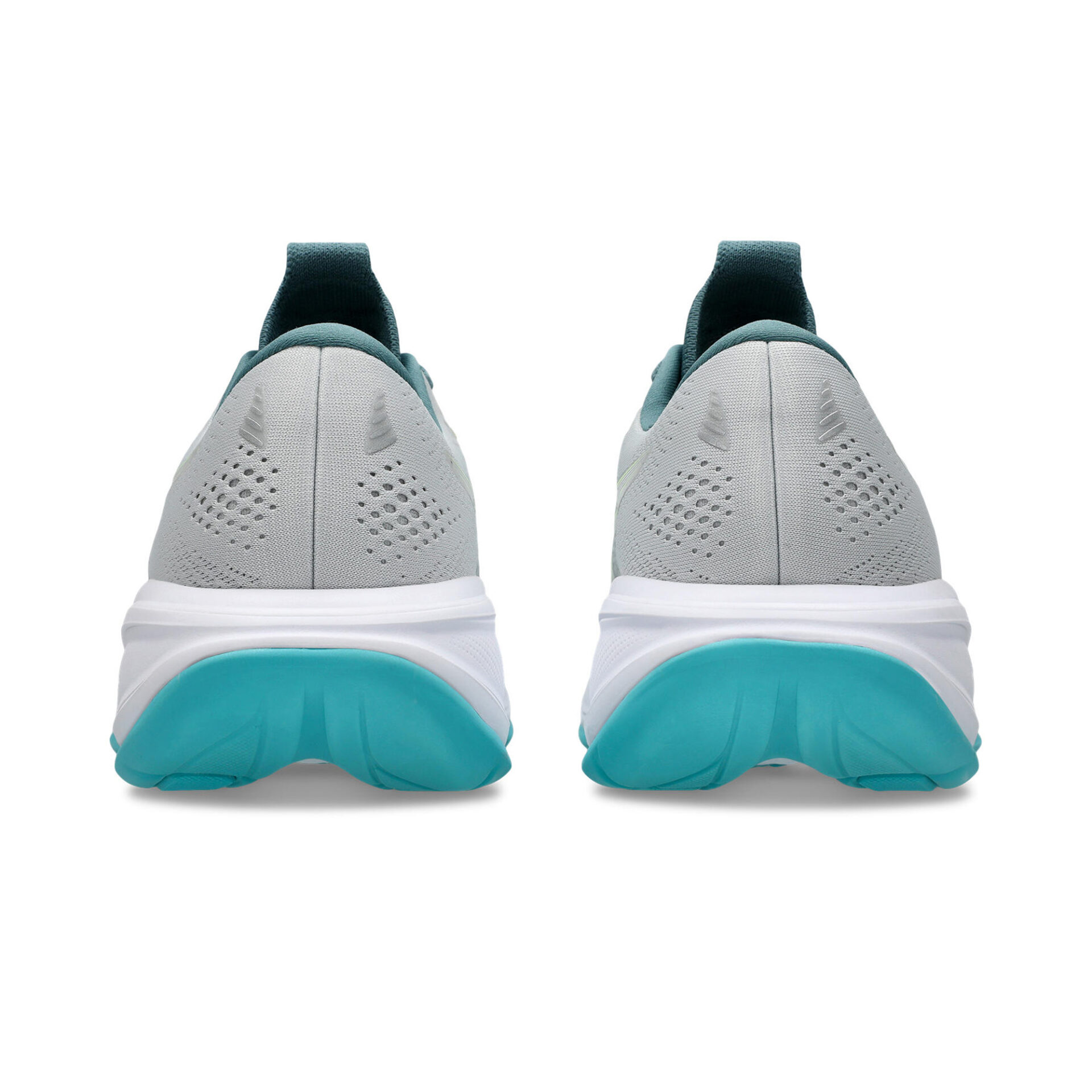 Asics Men's Gel-Cumulus 28 - Cloud Grey/Energy Aqua - Image 7