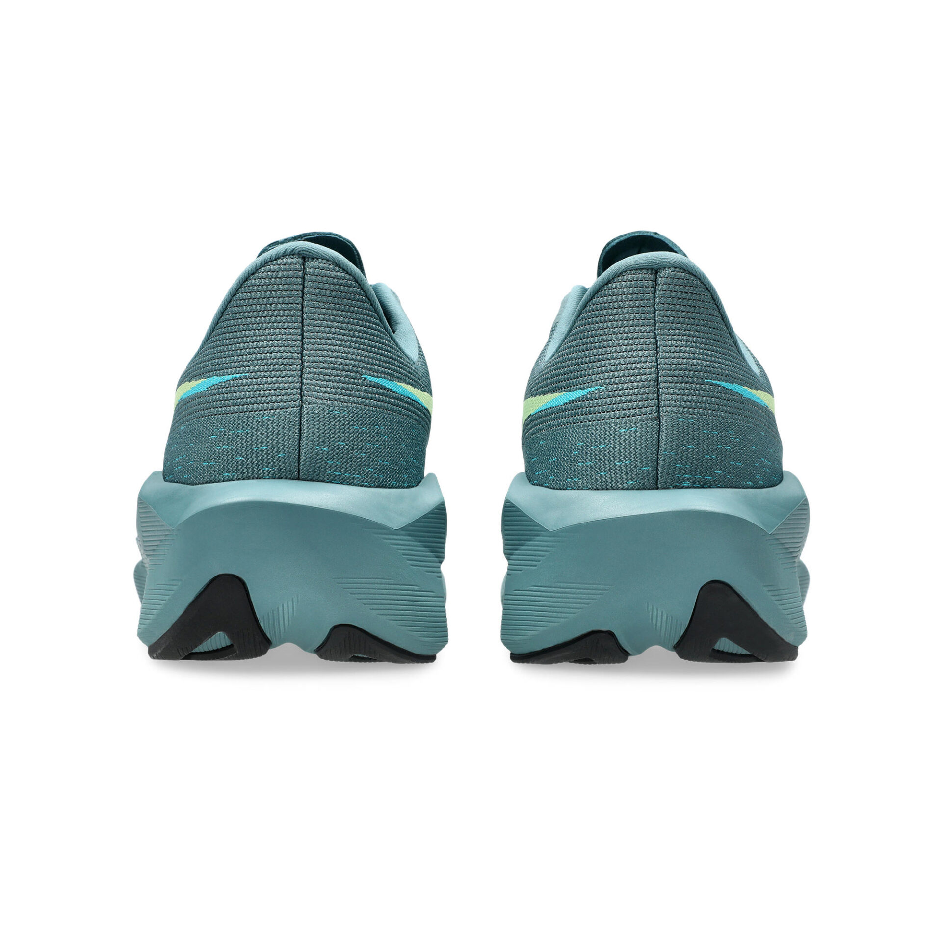 Asics Men's Novablast 6 - Foggy Teal/Illuminate Yellow - Image 7