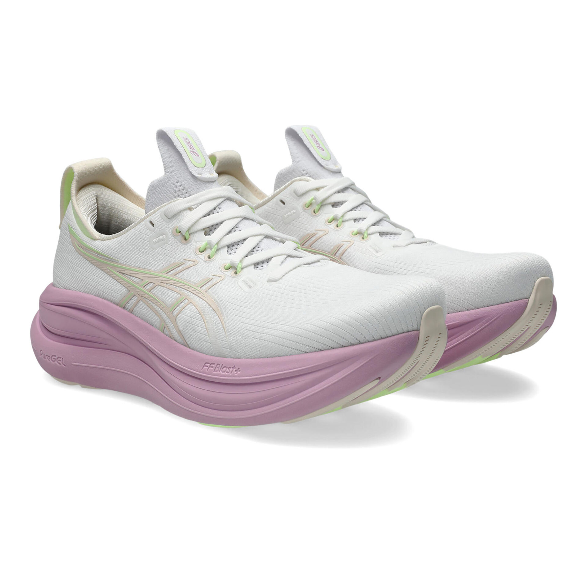 Asics Women's Gel-Nimbus 28 - White/Hazy Lilac - Image 3