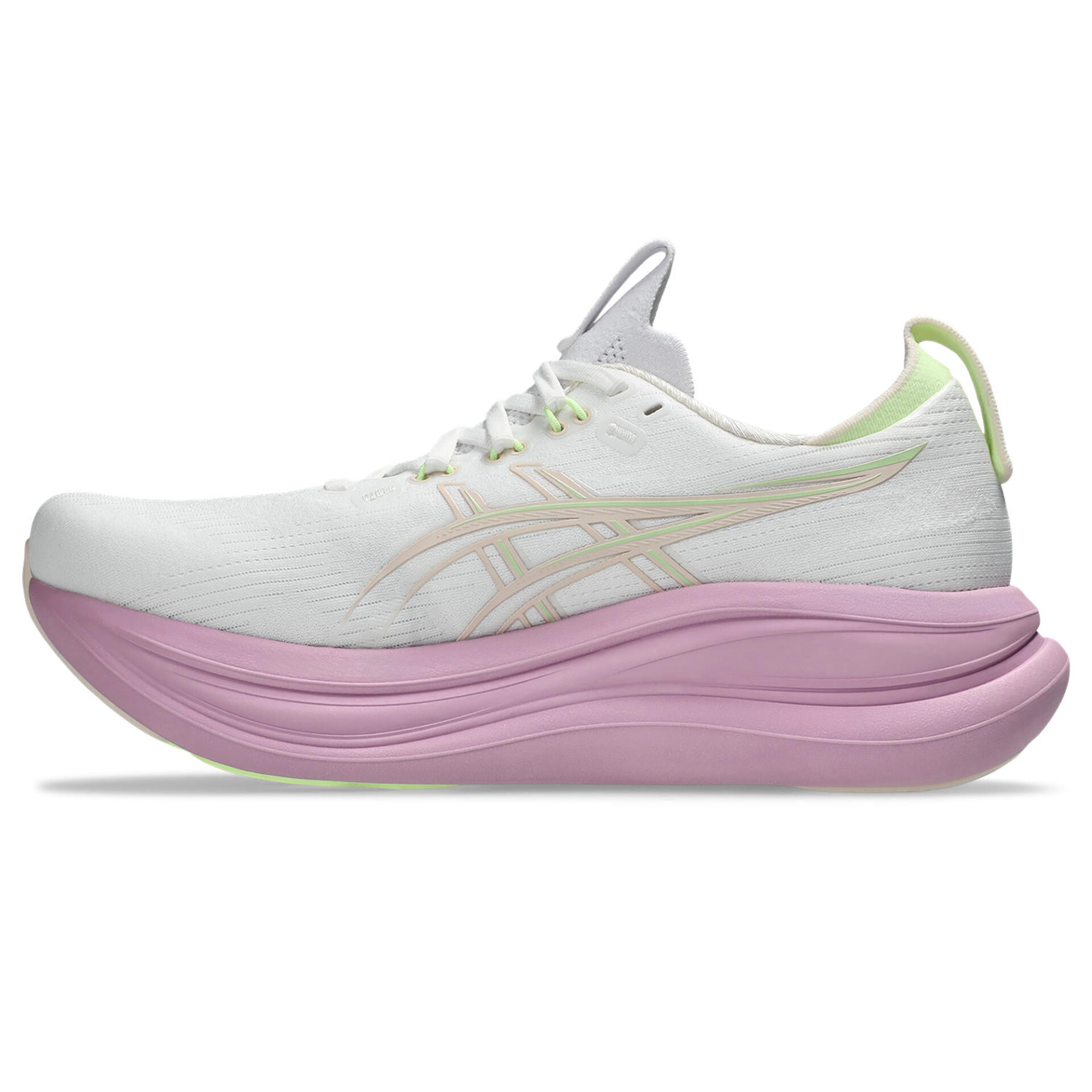 Asics Women's Gel-Nimbus 28 - White/Hazy Lilac - Image 2