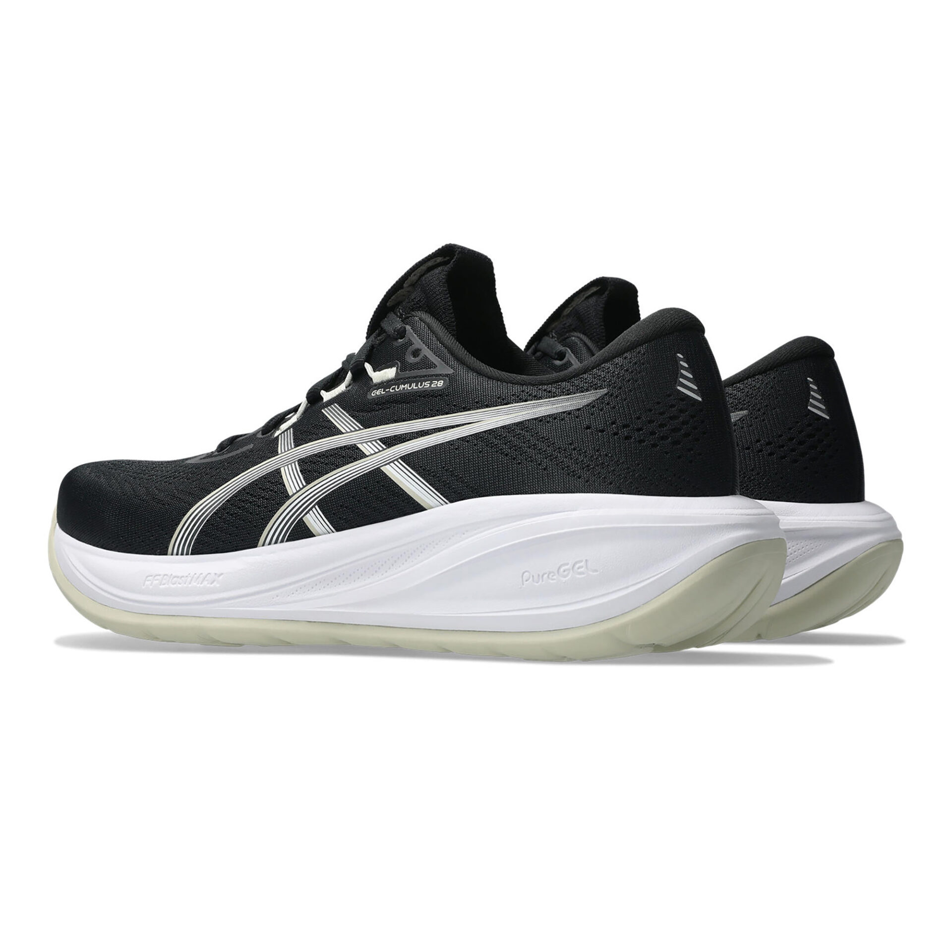 Asics Women's Gel-Cumulus 28 - Black/White - Image 4