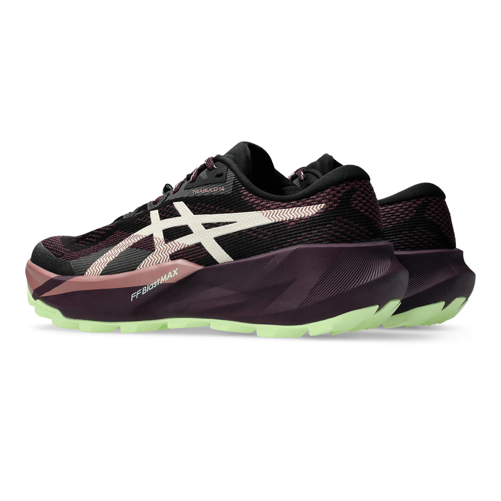 Asics Women's Trabuco 14 - Black/Dark Aubergine - Image 4