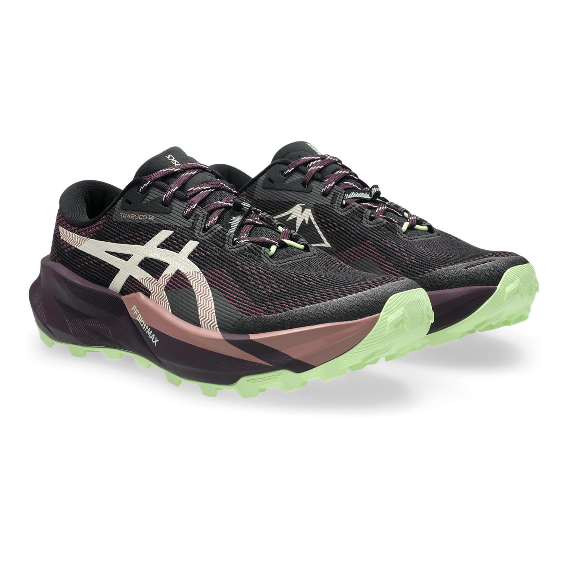 Asics Women's Trabuco 14 - Black/Dark Aubergine - Image 3