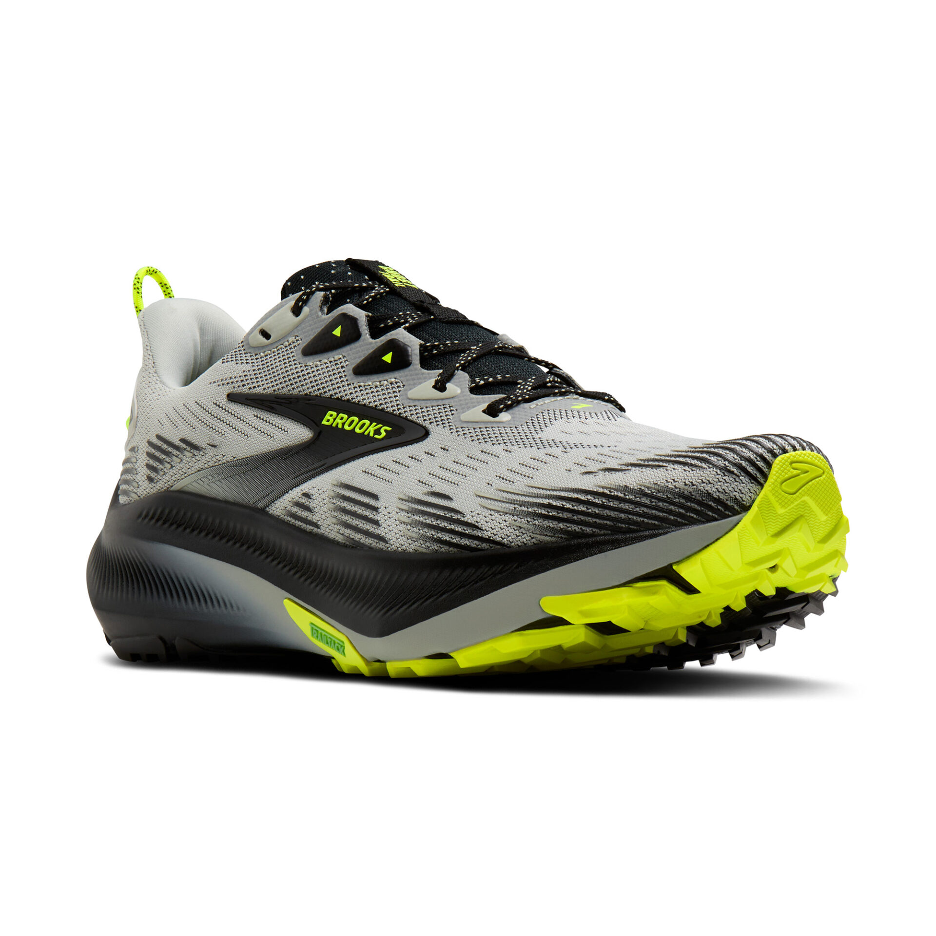 Brooks Men's Ghost Trail - Grey/Black/Nightlife - Image 3