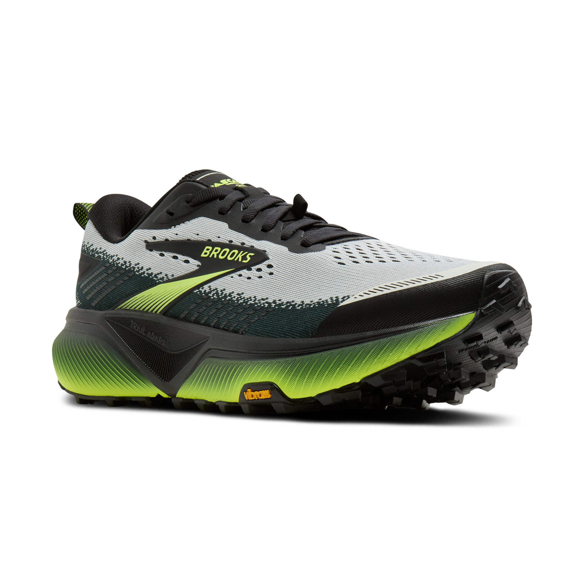 Brooks Men's Cascadia 20 - Grey/Black/Nightlife - Image 3