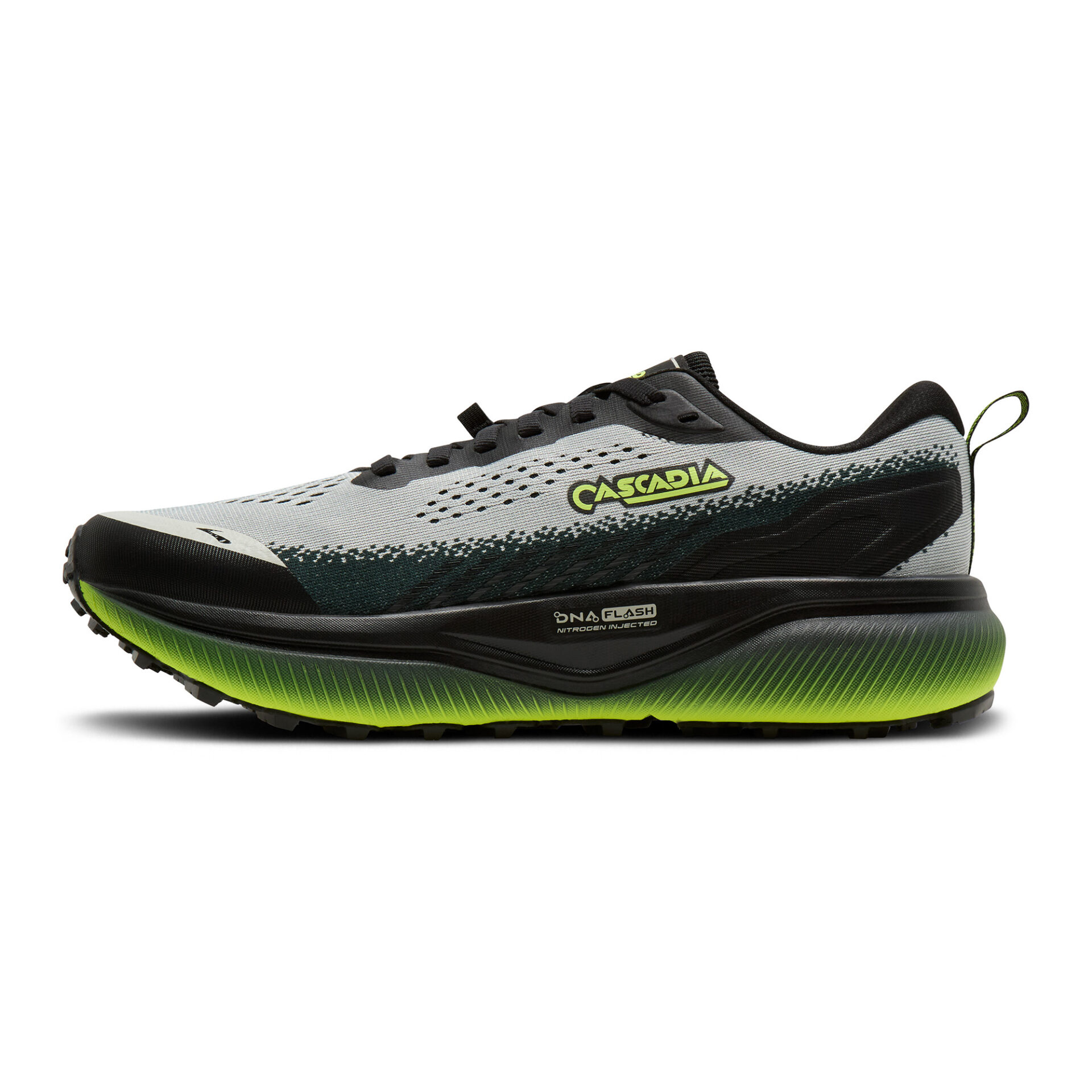 Brooks Men's Cascadia 20 - Grey/Black/Nightlife - Image 2