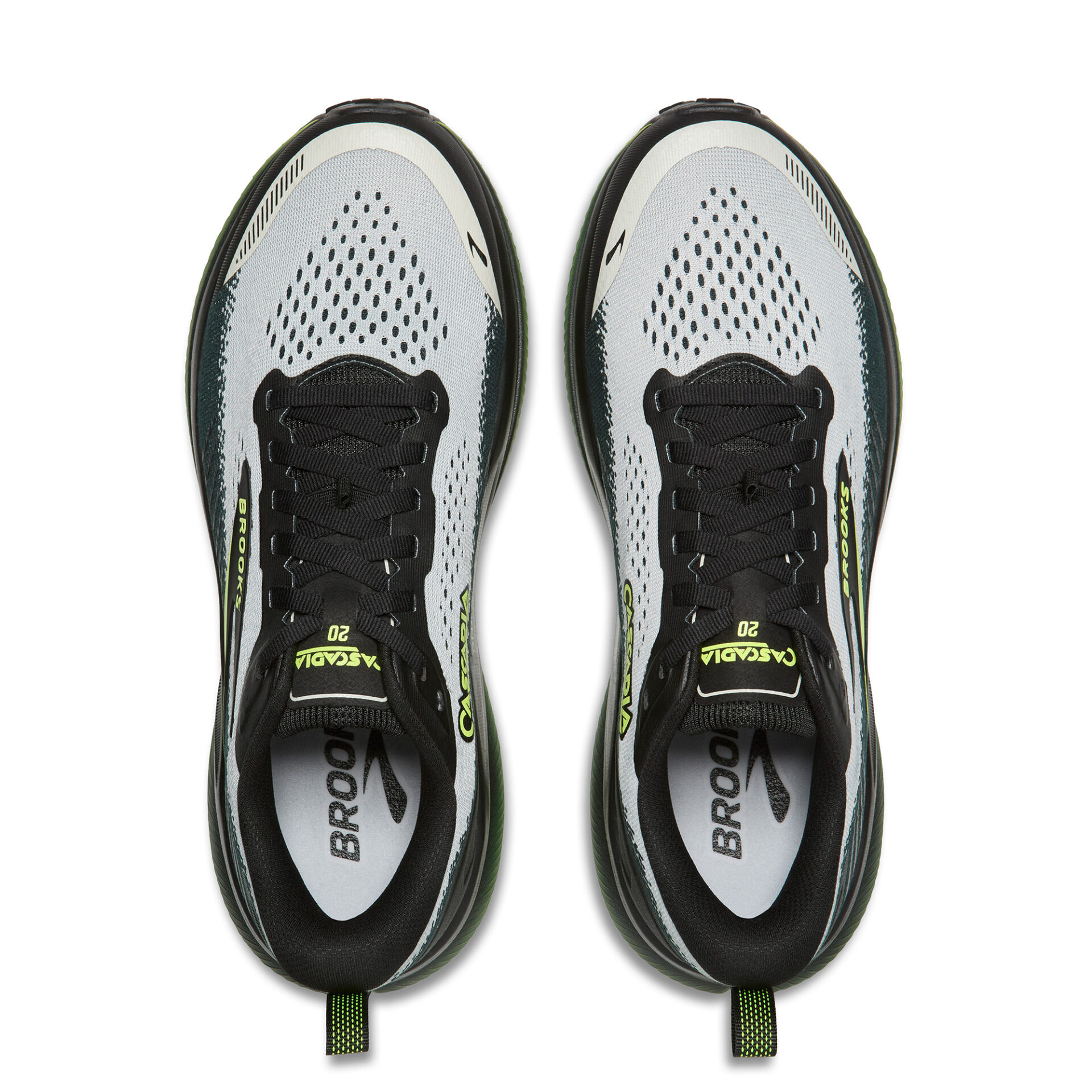 Brooks Men's Cascadia 20 - Grey/Black/Nightlife - Image 5