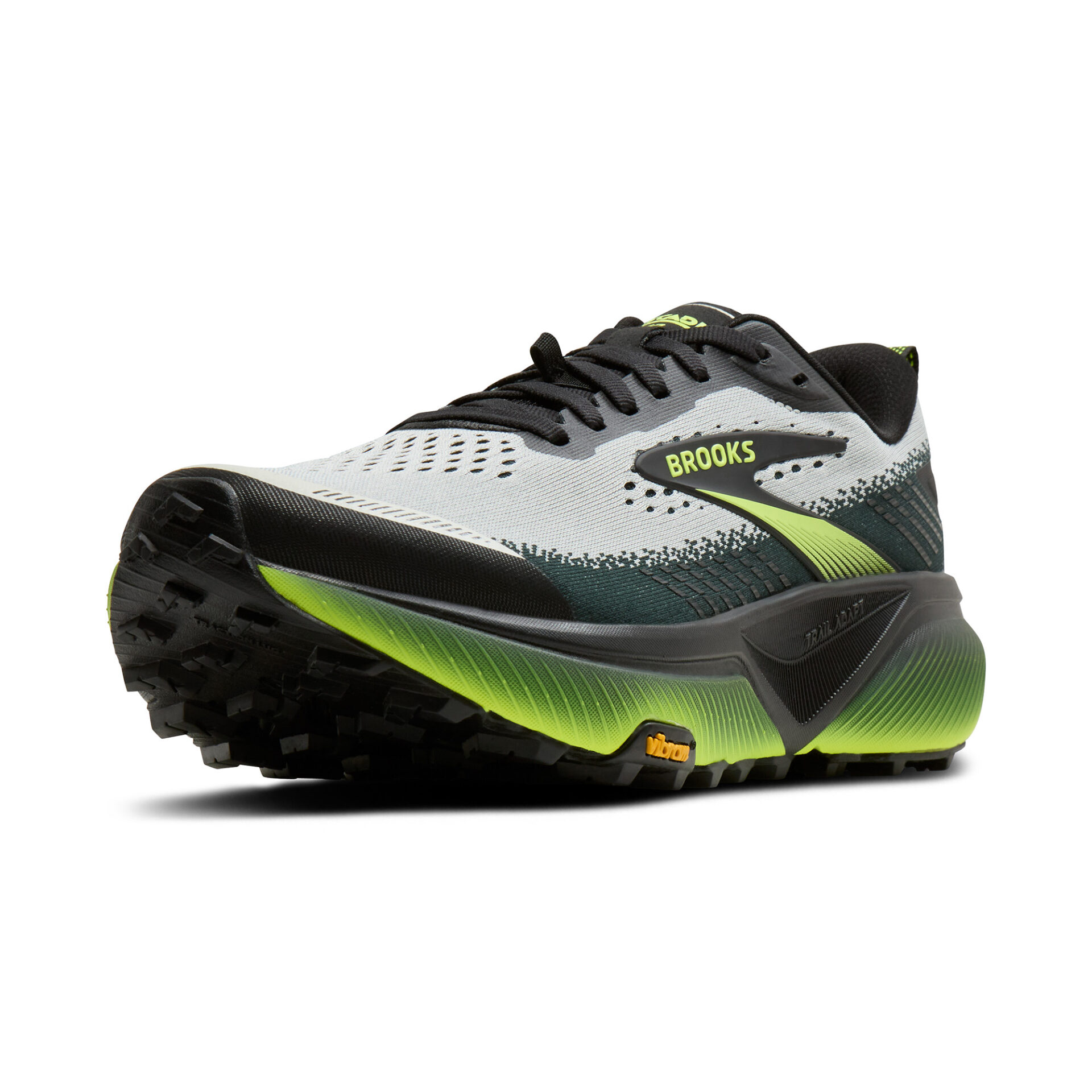 Brooks Men's Cascadia 20 - Grey/Black/Nightlife - Image 4
