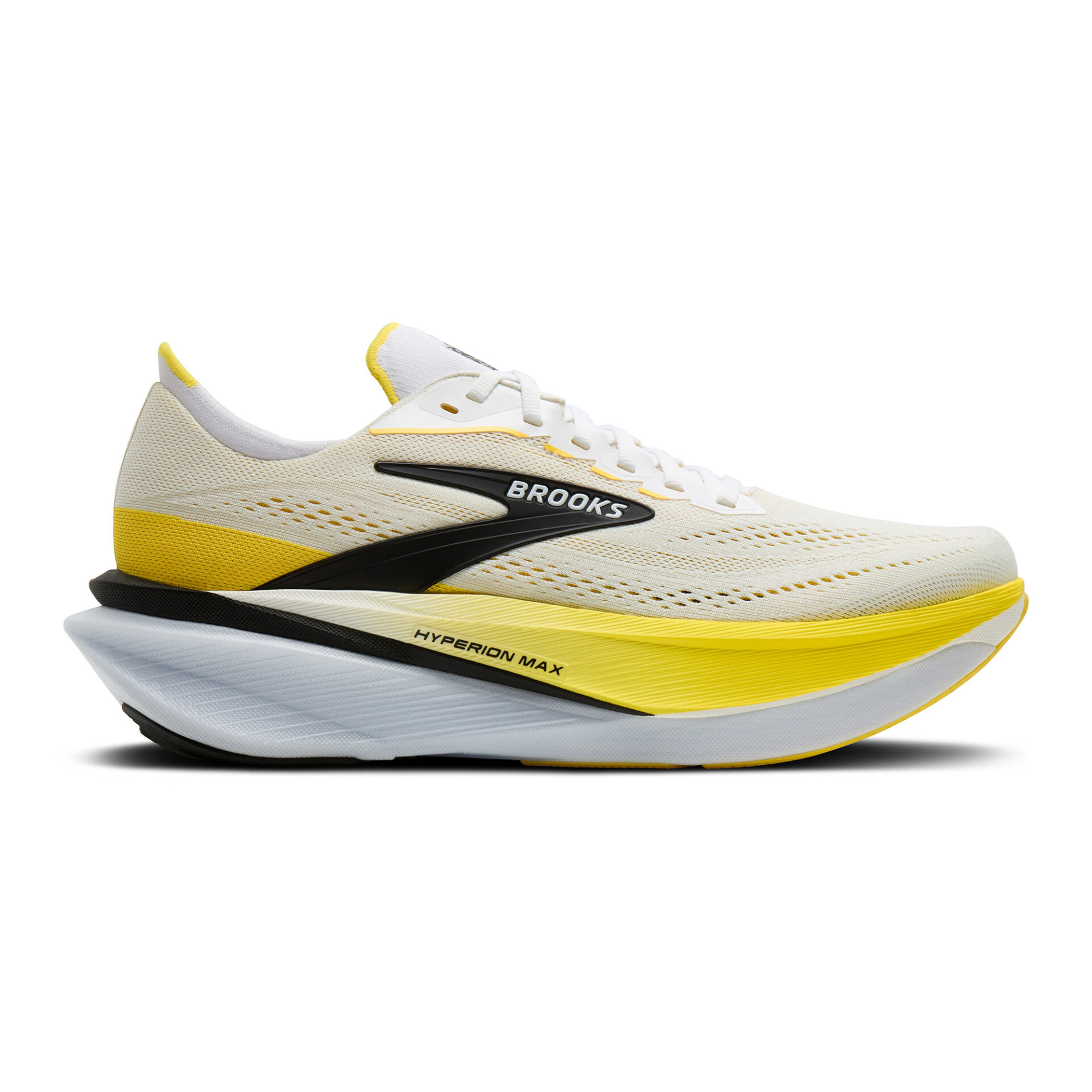 Brooks Men's Hyperion Max 4 - White/Cyber Yellow/Black