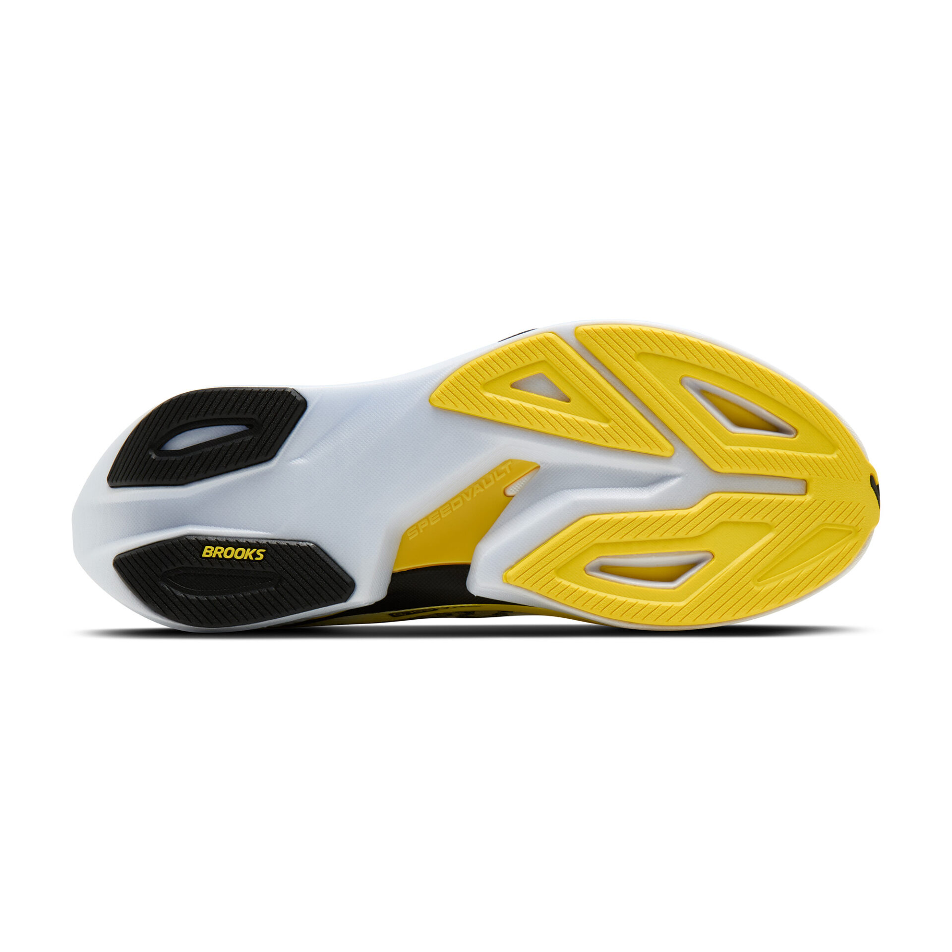 Brooks Men's Hyperion Max 4 - White/Cyber Yellow/Black - Image 6