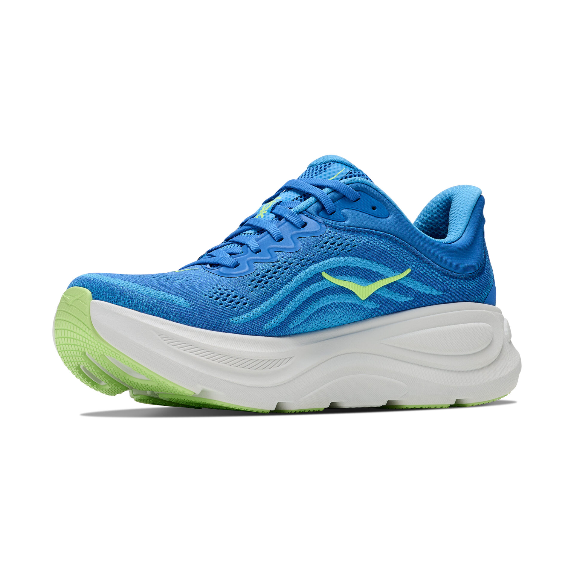 Hoka Men's Bondi 9 - Virtual Blue/Soft Cobalt - Image 4