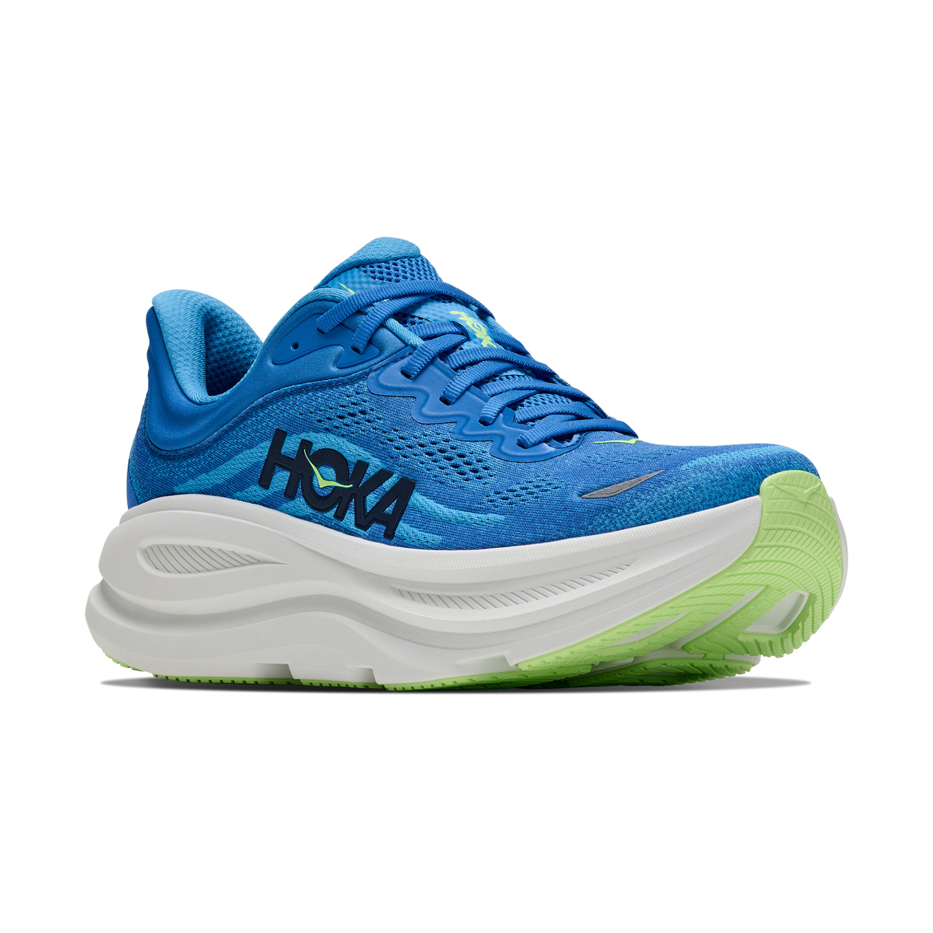 Hoka Men's Bondi 9 - Virtual Blue/Soft Cobalt - Image 3