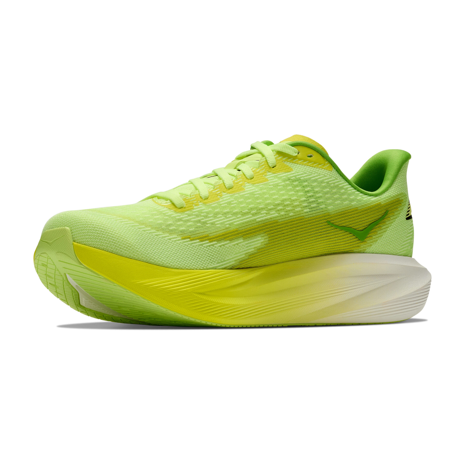 Hoka Men's Mach 7 - Neon Yuzu/Hoka Citrus - Image 4