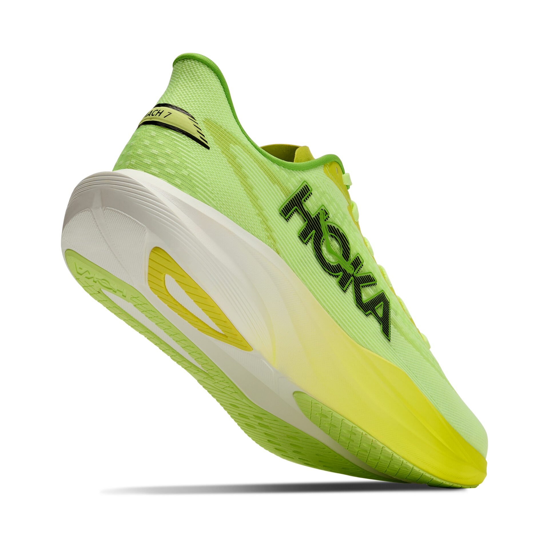 Hoka Men's Mach 7 - Neon Yuzu/Hoka Citrus - Image 5
