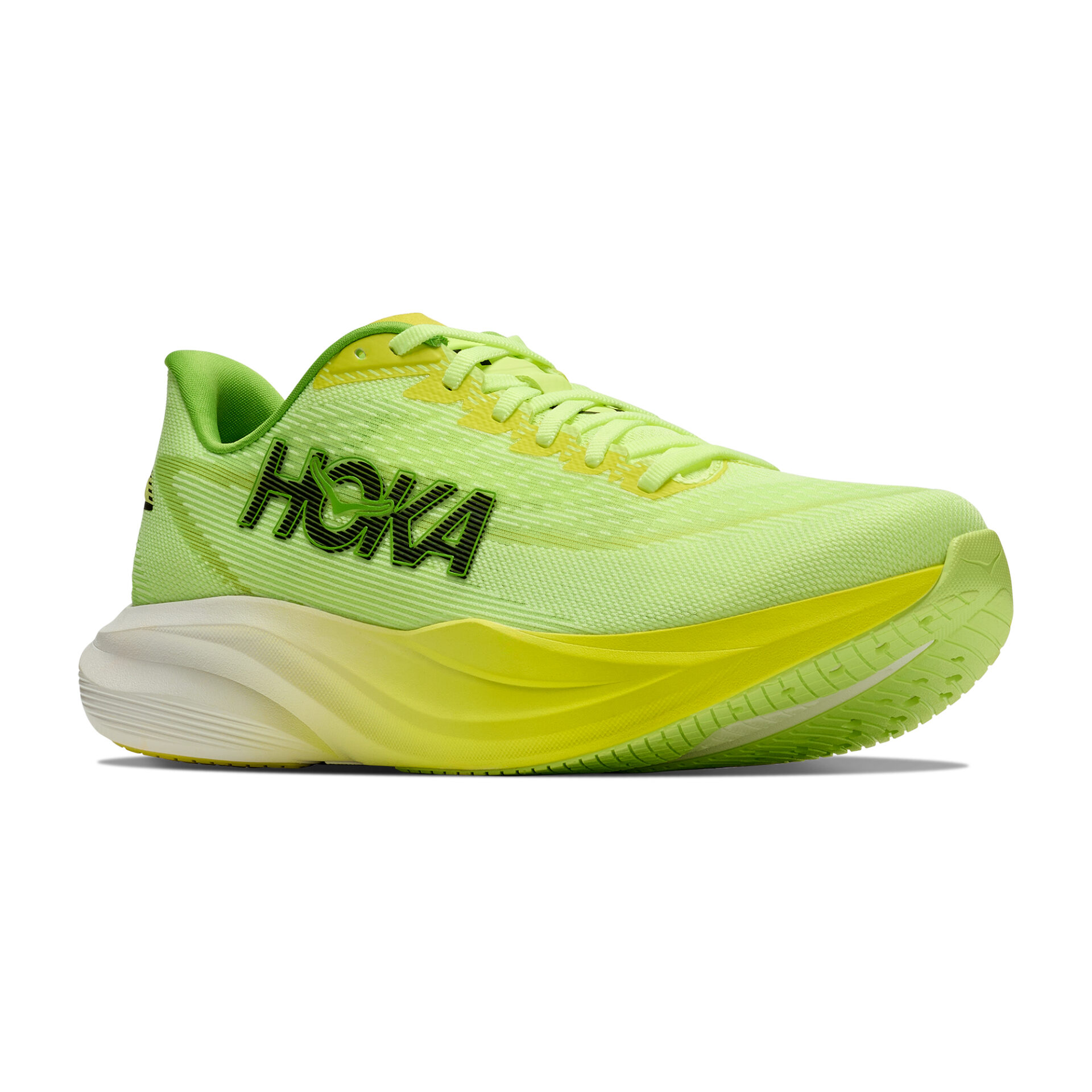 Hoka Men's Mach 7 - Neon Yuzu/Hoka Citrus - Image 3