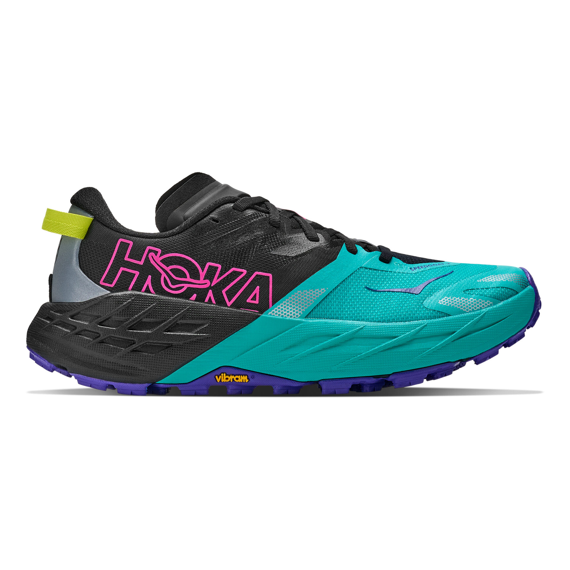 Hoka Women's Speedgoat 7 - Black/Electric Aqua