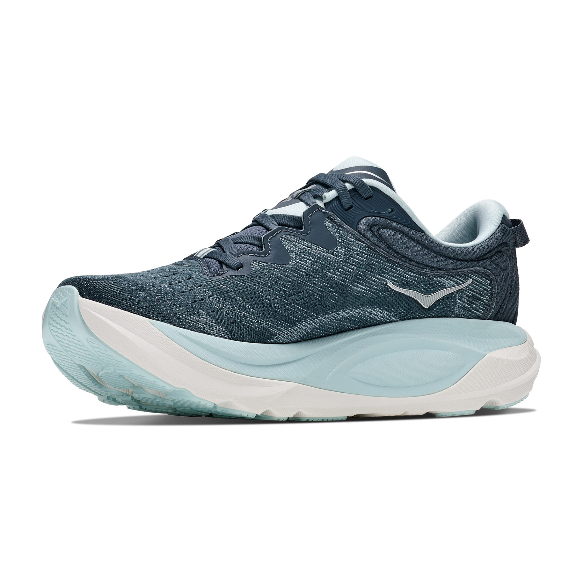 Hoka Women's Gaviota 6 - Faded Navy/Glimmering Blue - Image 4