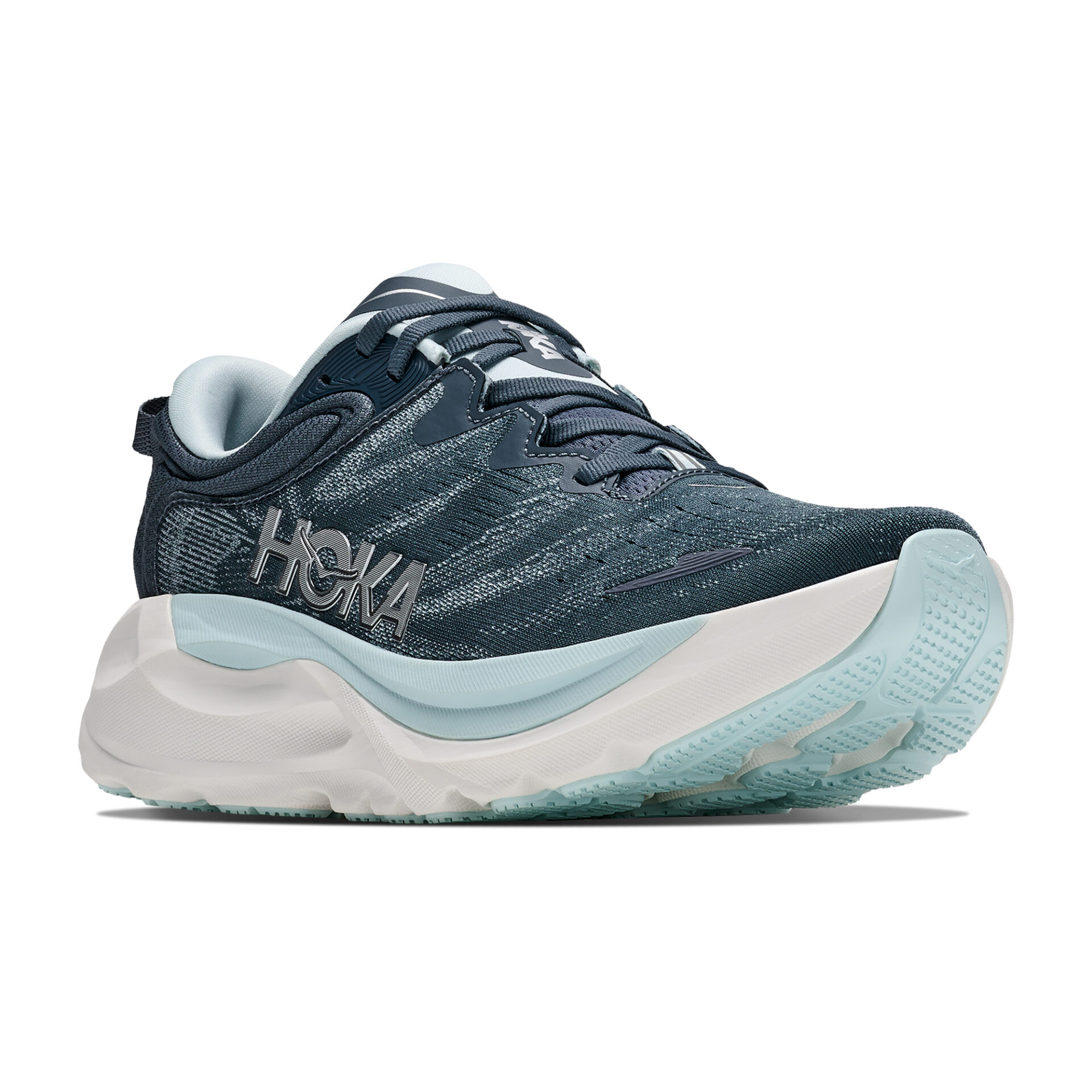Hoka Women's Gaviota 6 - Faded Navy/Glimmering Blue - Image 3