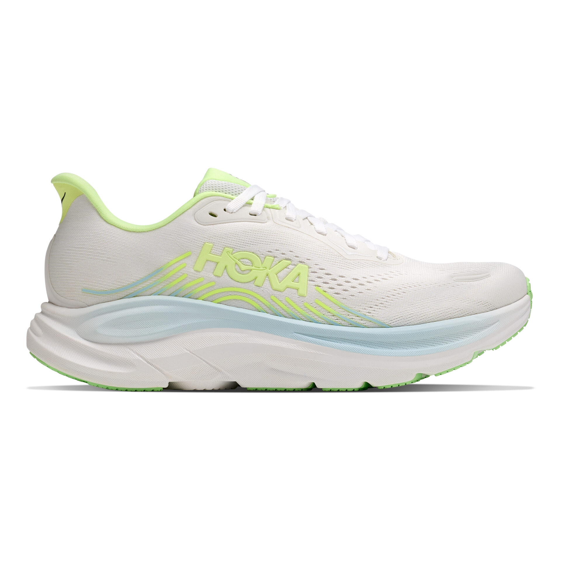 Hoka Women's Clifton 11 - Frost/Neon Yuzu
