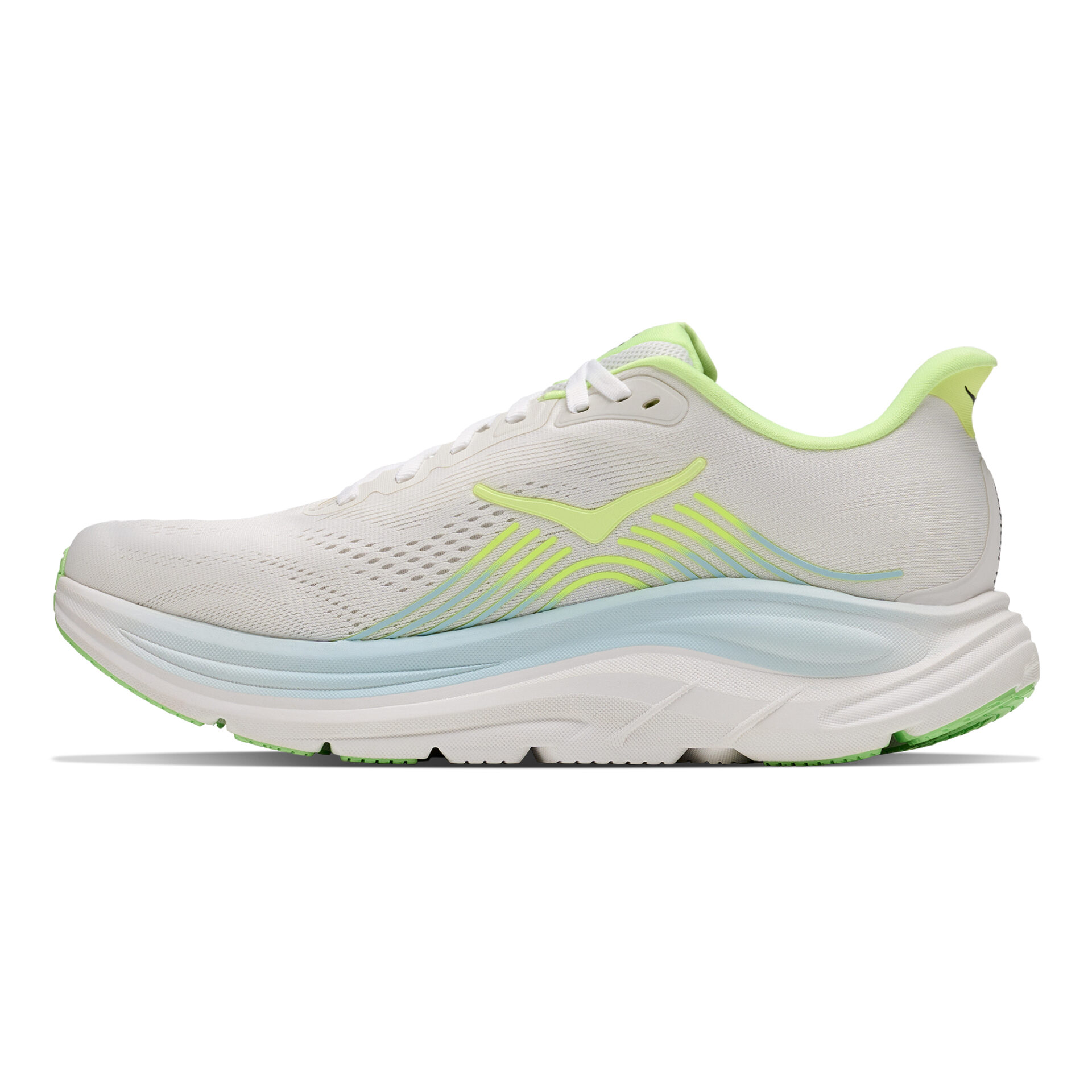 Hoka Women's Clifton 11 - Frost/Neon Yuzu - Image 2