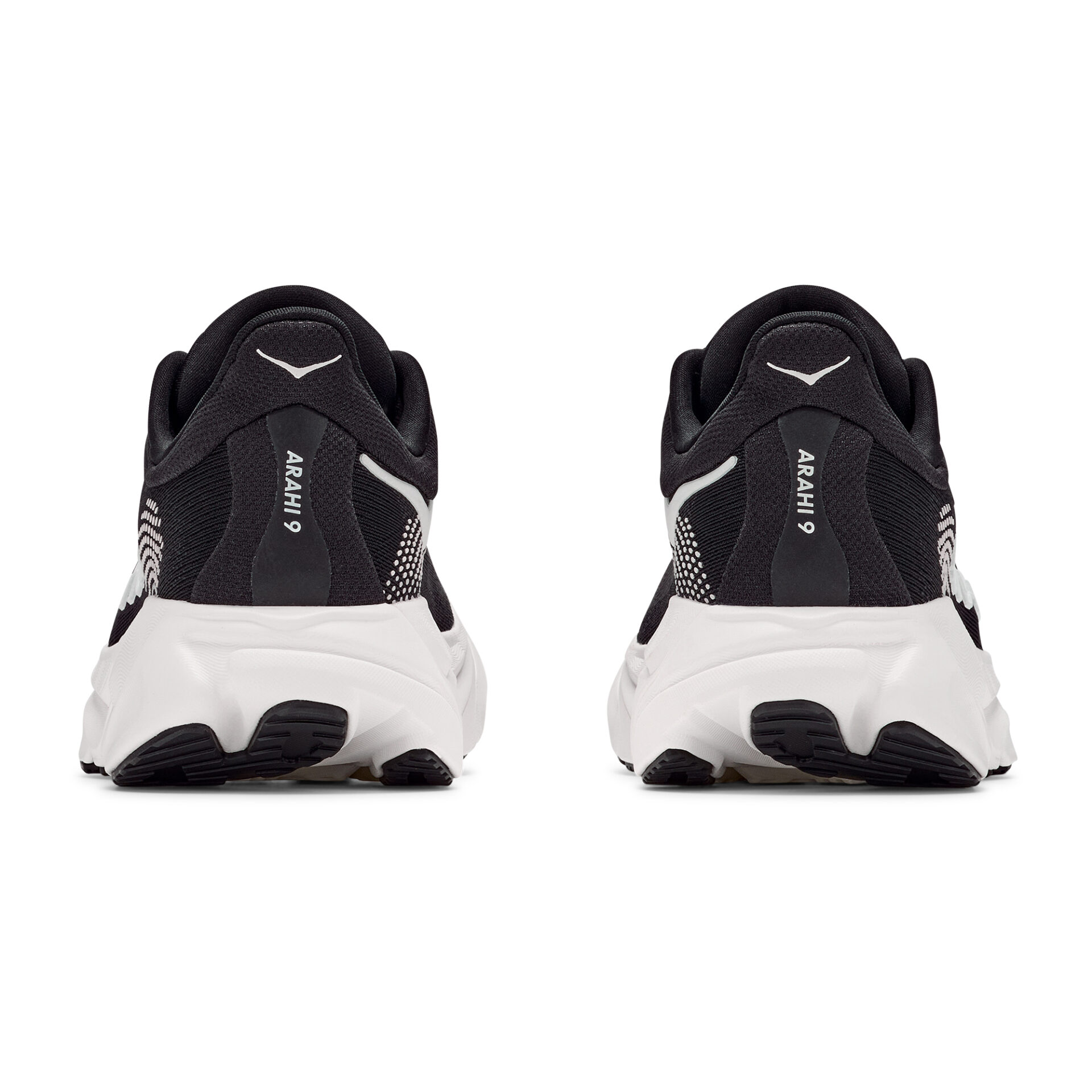 Hoka Men's Arahi 9 (Wide 2E) - Black/White - Image 8