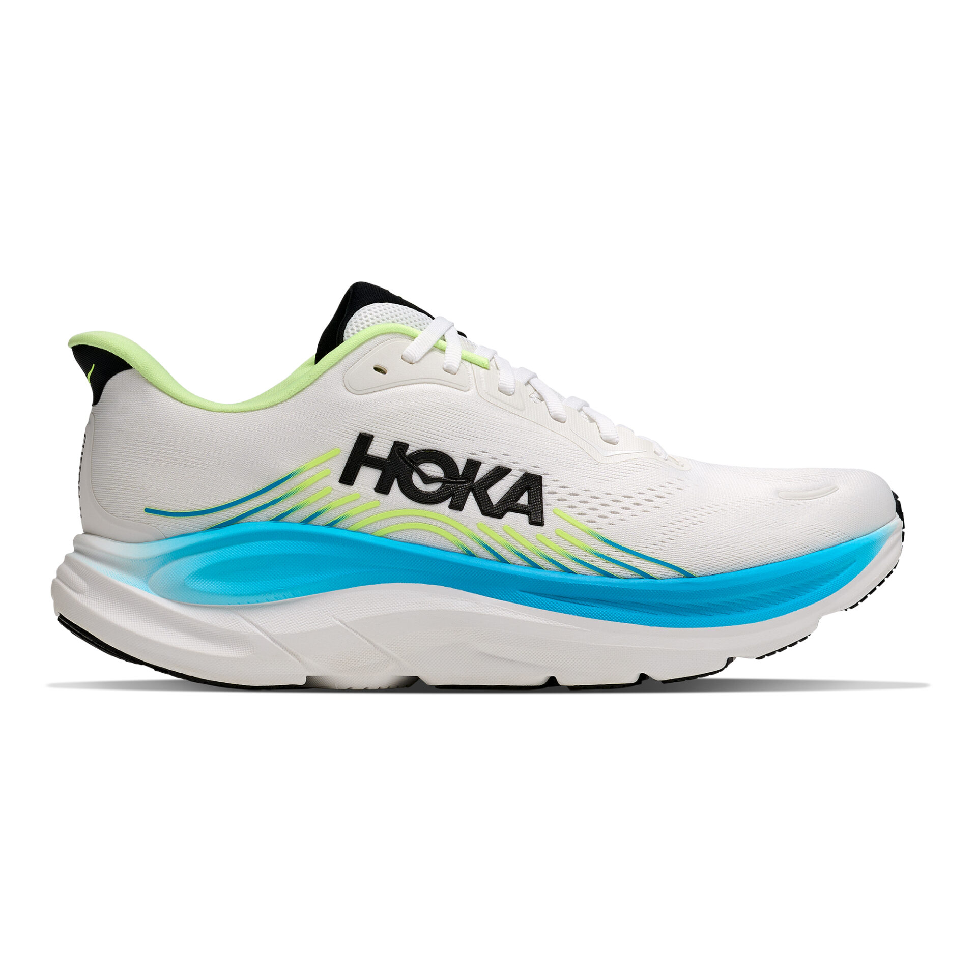 Hoka Men's Clifton 11 (Wide 2E) - Frost/Black