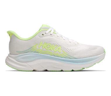 Hoka Women's Clifton 11 (Wide D) - Frost/Neon Yuzu