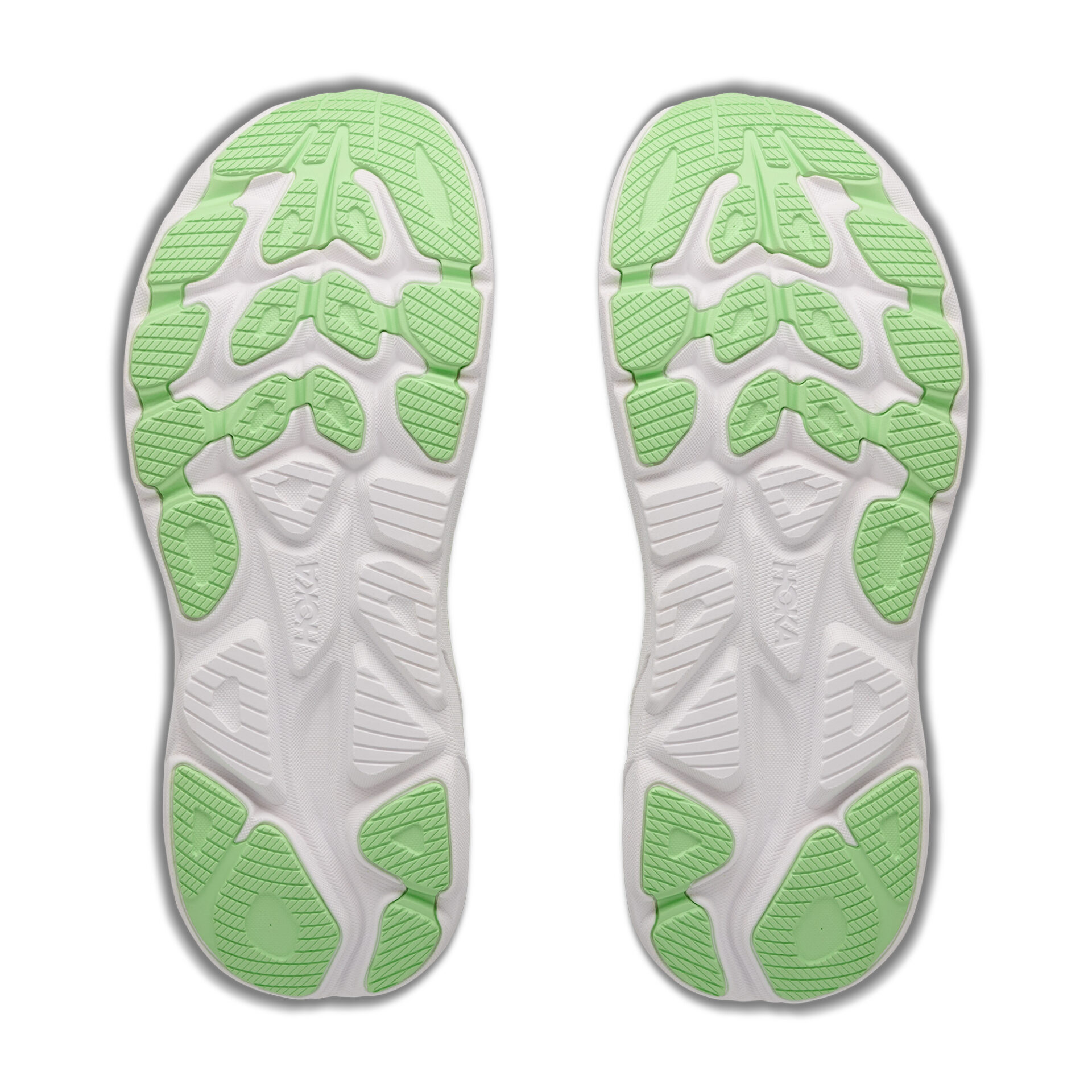 Hoka Women's Clifton 11 (Wide D) - Frost/Neon Yuzu - Image 7