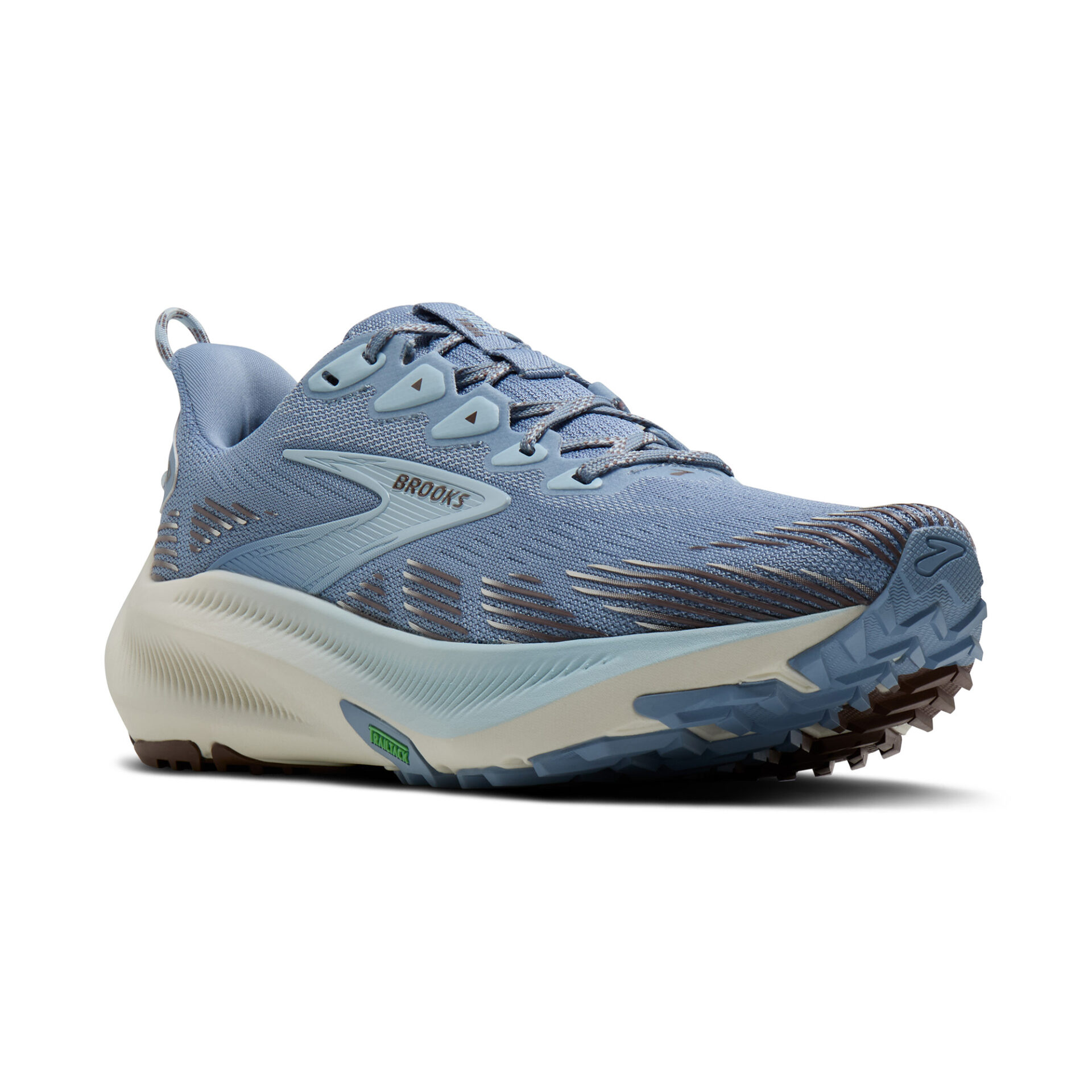 Brooks Women's Ghost Trail - Blue/Blue/Brown - Image 3