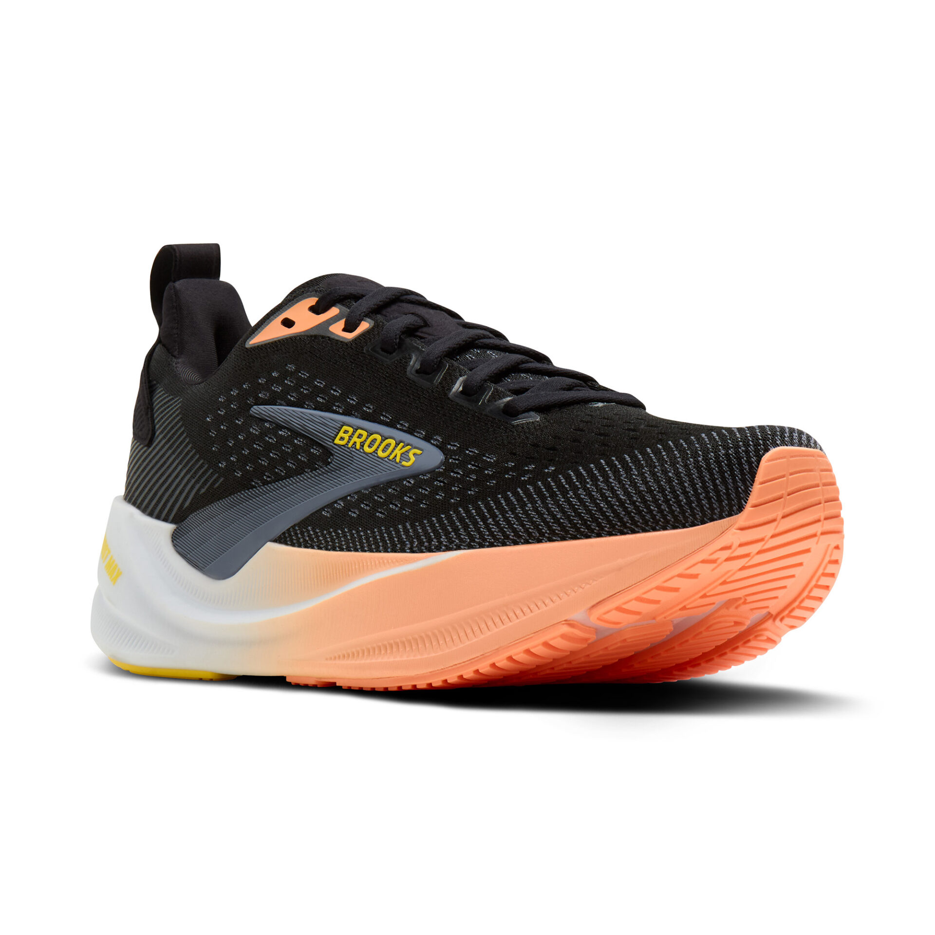 Brooks Women's Ghost Max 4 - Black/Folkstone/Cyber Peach - Image 3