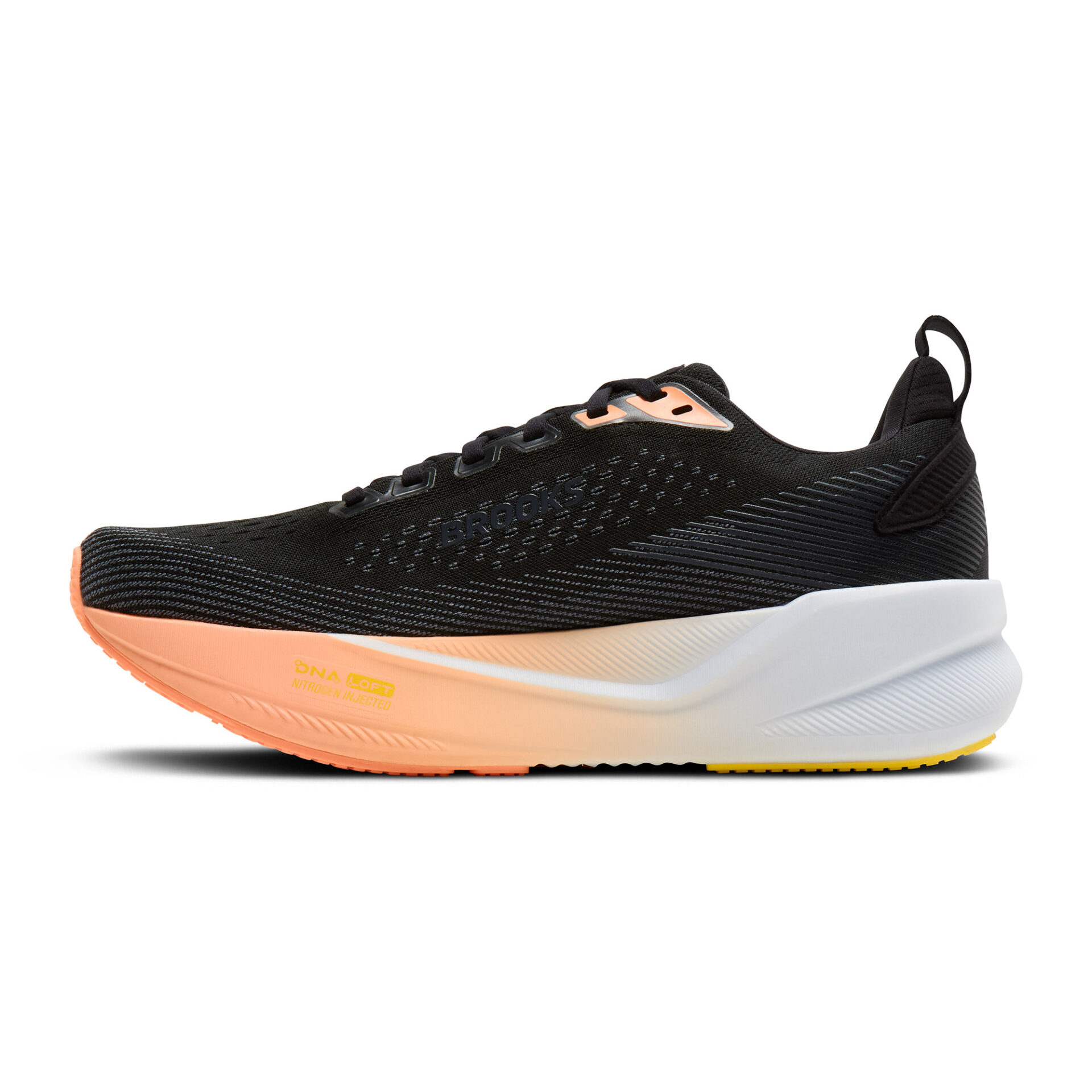 Brooks Women's Ghost Max 4 - Black/Folkstone/Cyber Peach - Image 2