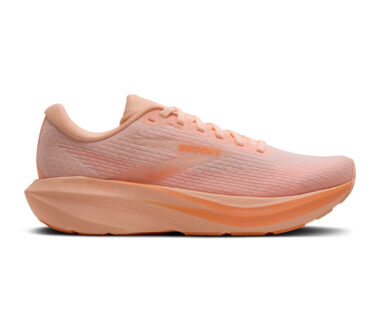 Brooks Women's Ghost Amp - Peach/Peach/White