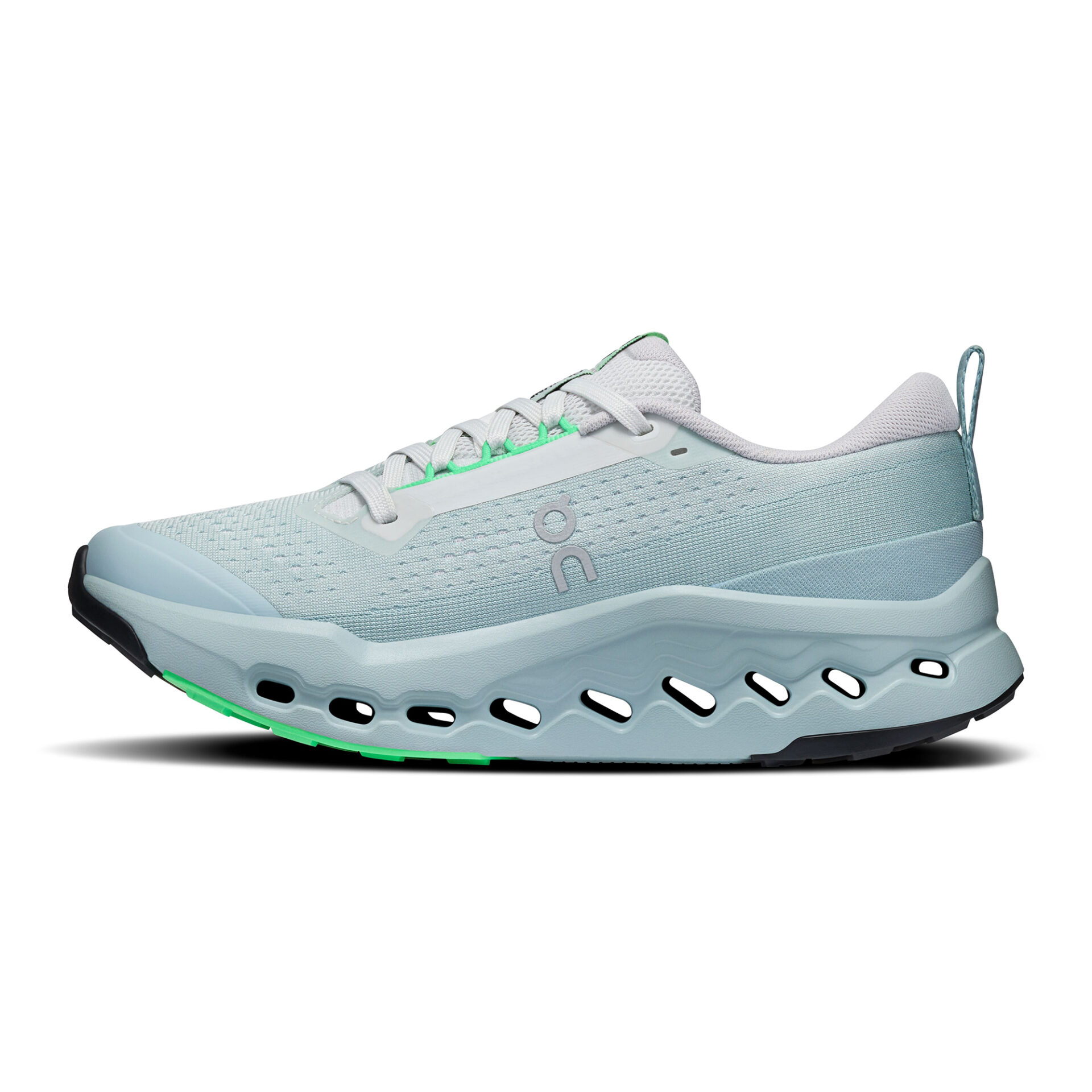 On Women's Cloudsurfer Trail 2 - Chalk/Gardenia - Image 2