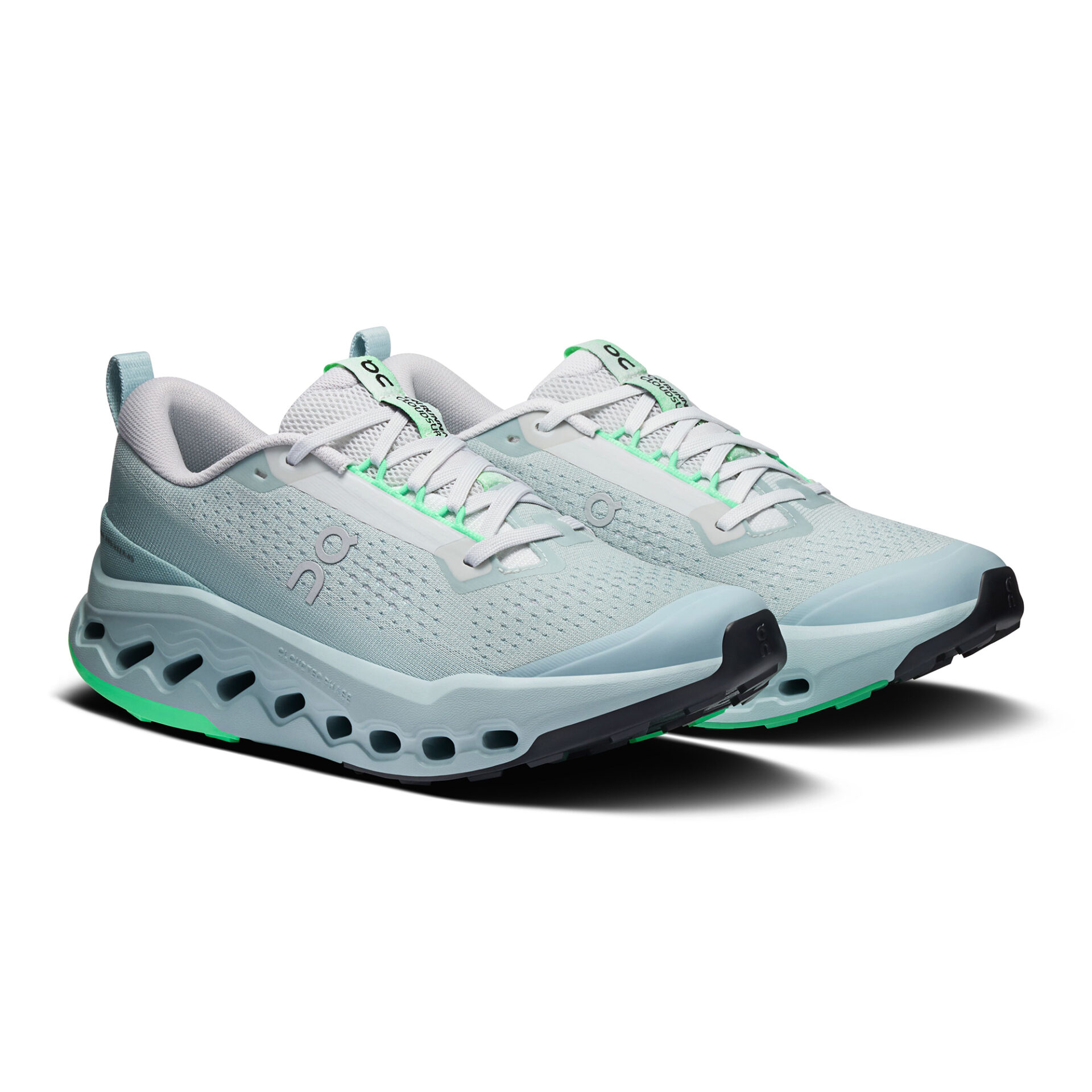 On Women's Cloudsurfer Trail 2 - Chalk/Gardenia - Image 3