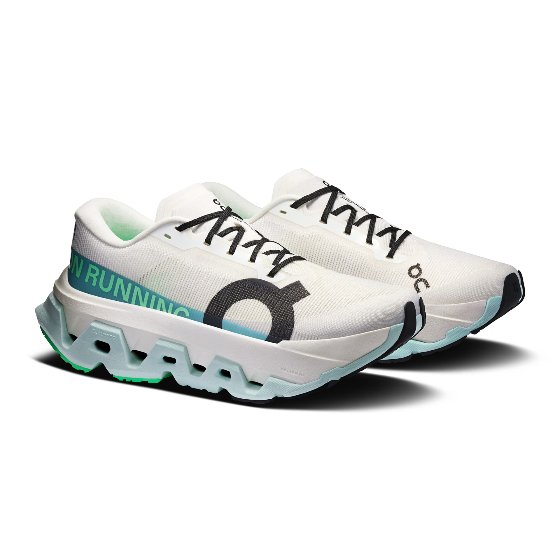 On Women's Cloudmonster 3 Hyper - Ivory/Flurry - Image 3