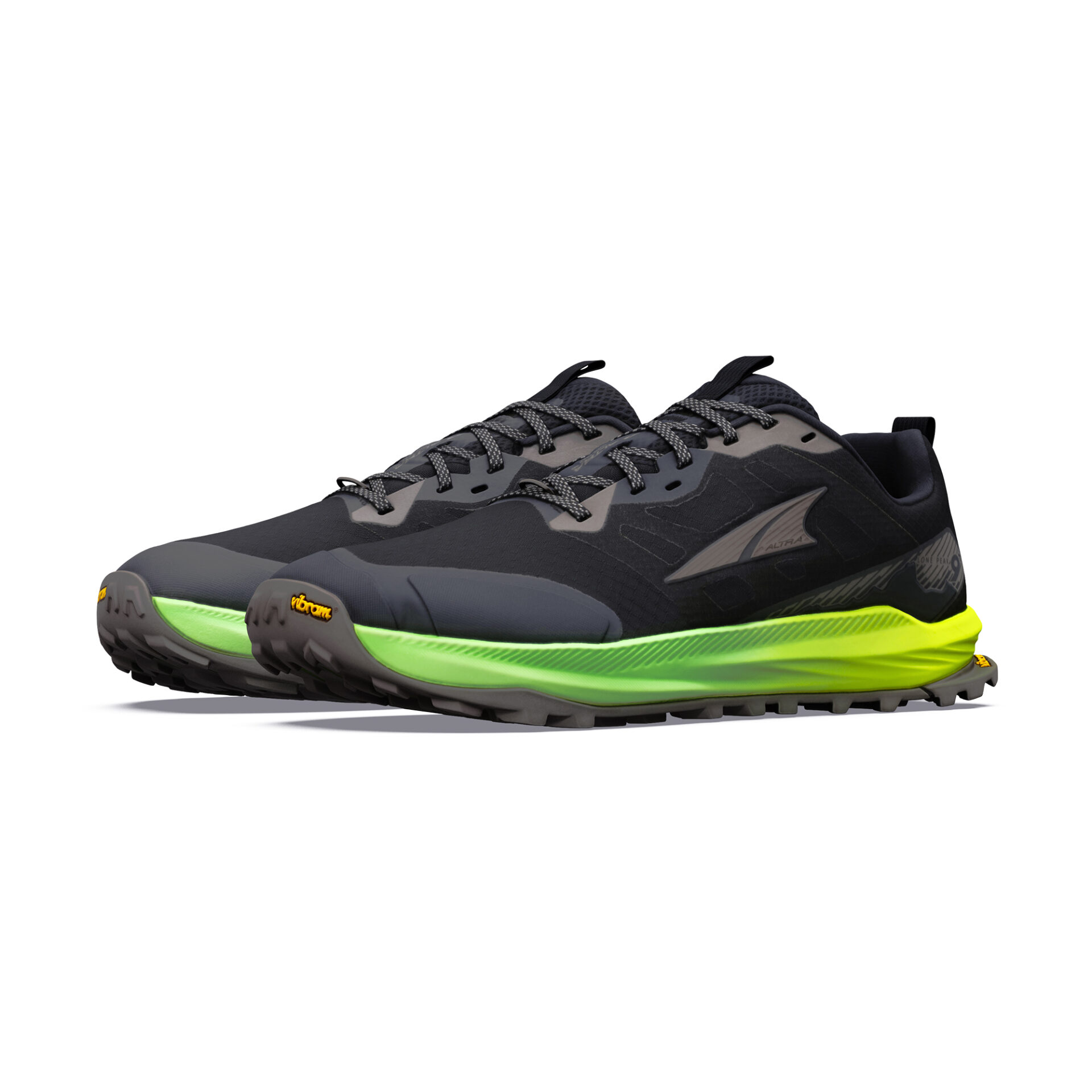 Altra Men's Lone Peak 9+ - Black/Dk Gll Gry/Grn Gcko - Image 3