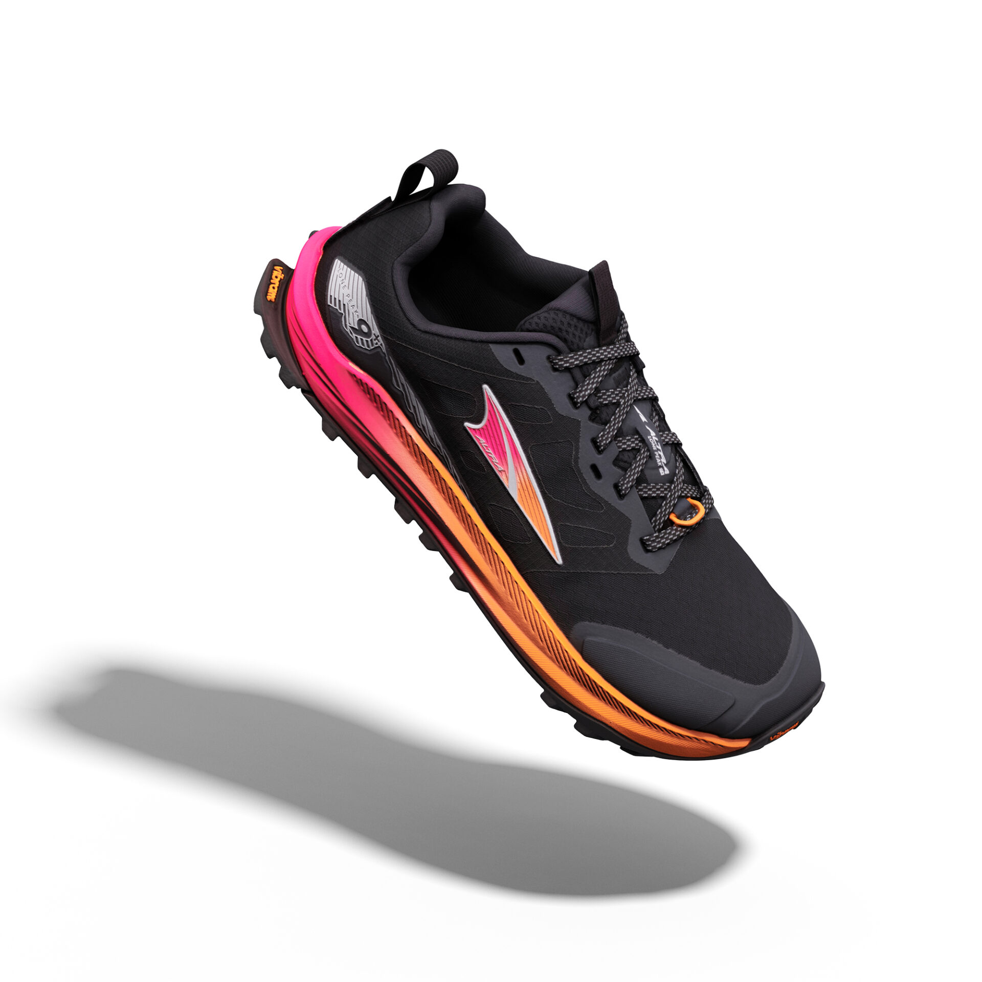 Altra Women's Lone Peak 9+ - Black/Knockout Pink/White - Image 4