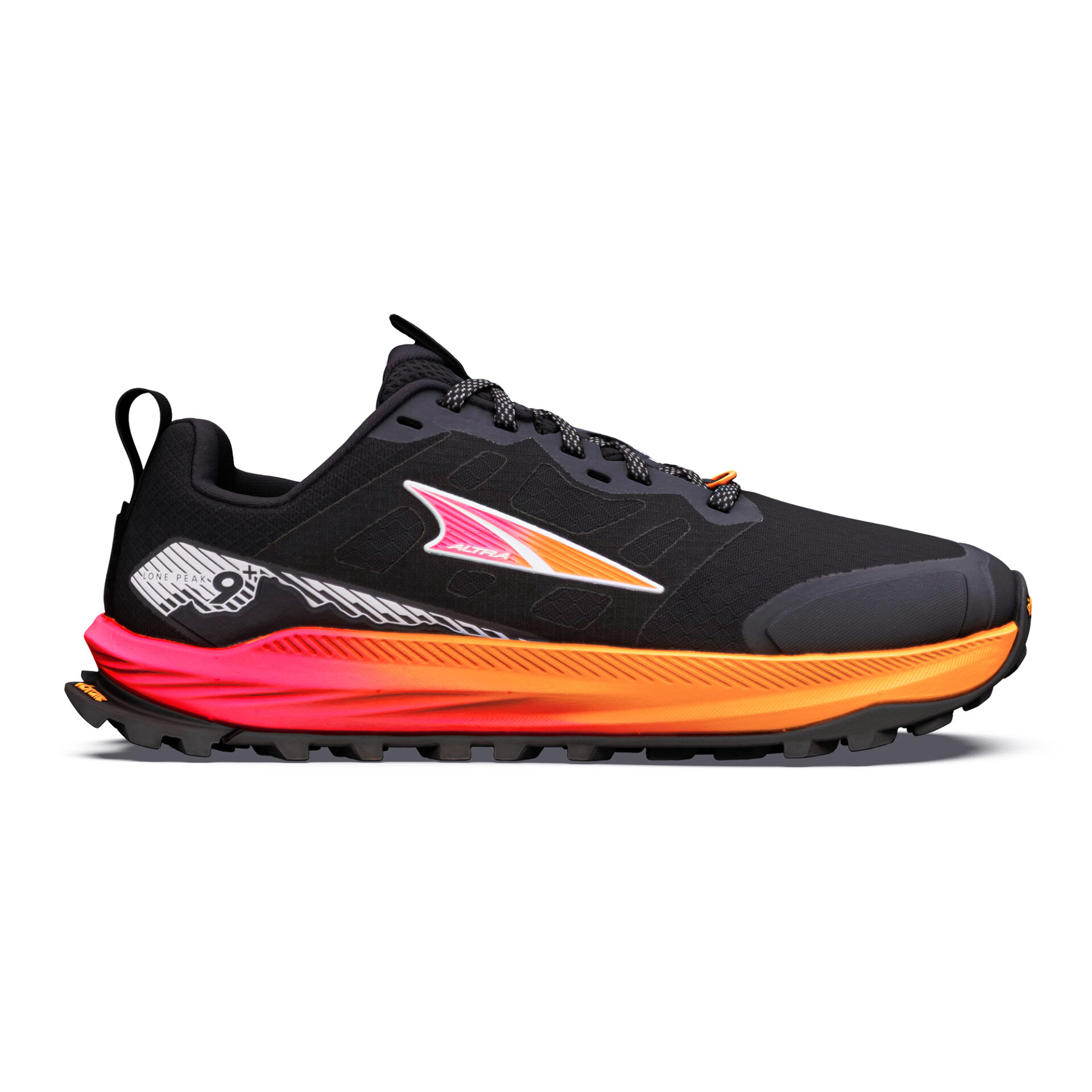 Altra Women's Lone Peak 9+ - Black/Knockout Pink/White