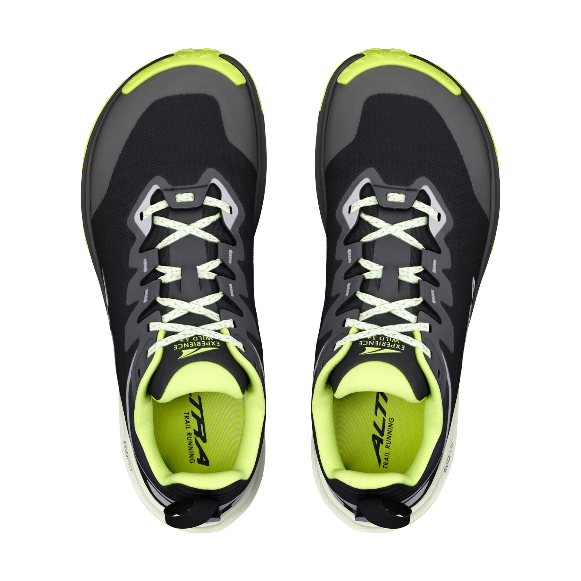 Altra Men's Experience Wild 3+ - Black/Silver/Acid Lime - Image 5