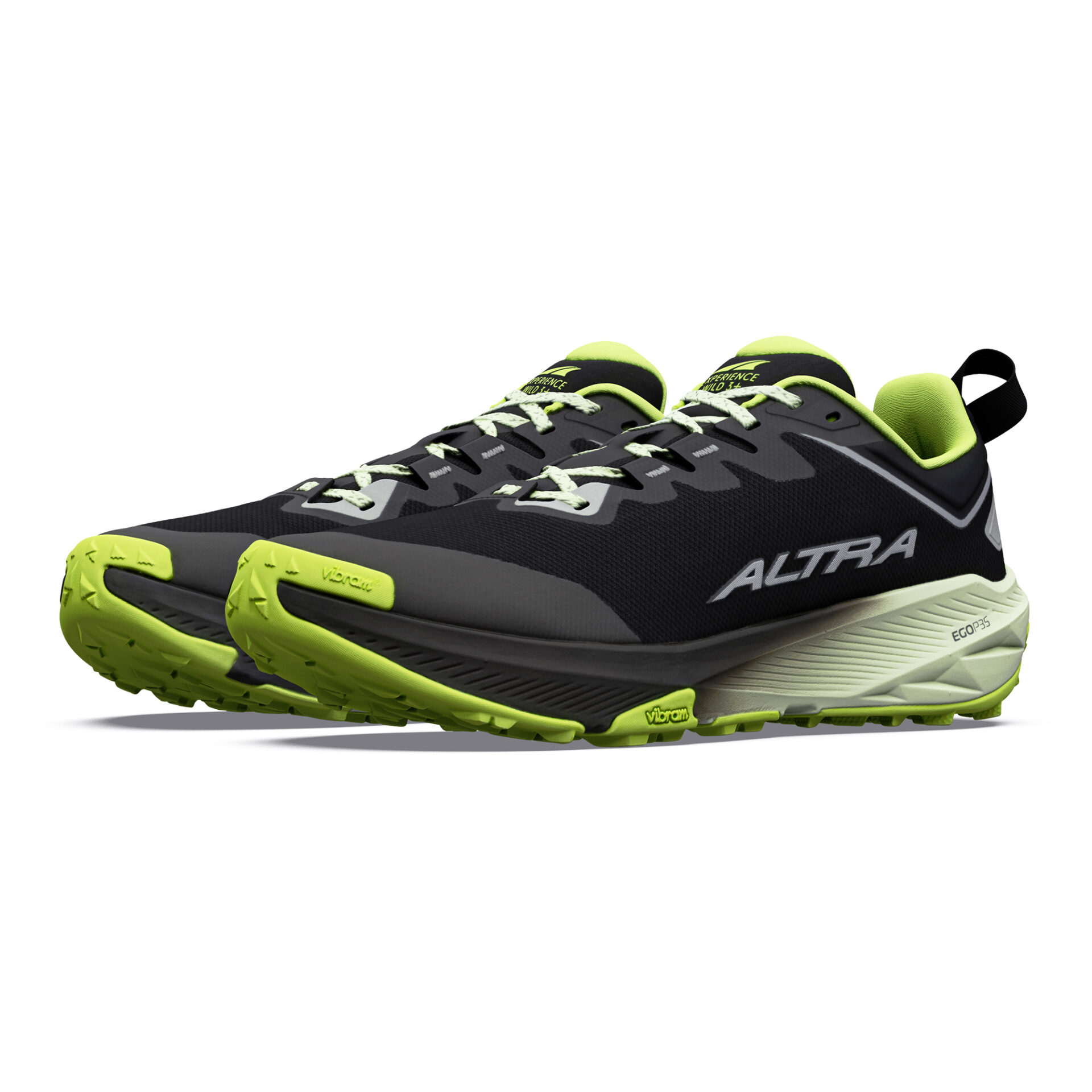 Altra Men's Experience Wild 3+ - Black/Silver/Acid Lime - Image 3