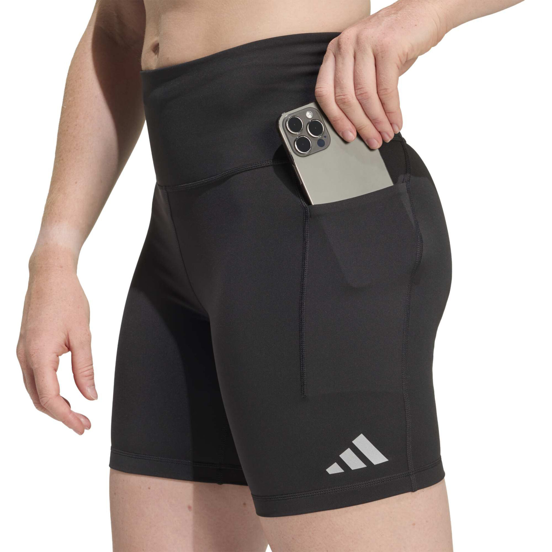 Adidas Women's Climacool Short Leggings - Black - Image 5