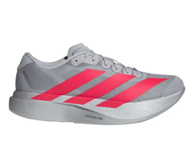 Adidas Men's Adizero Evo SL - Silver Metallic/Lucid Red/Iron Metallic