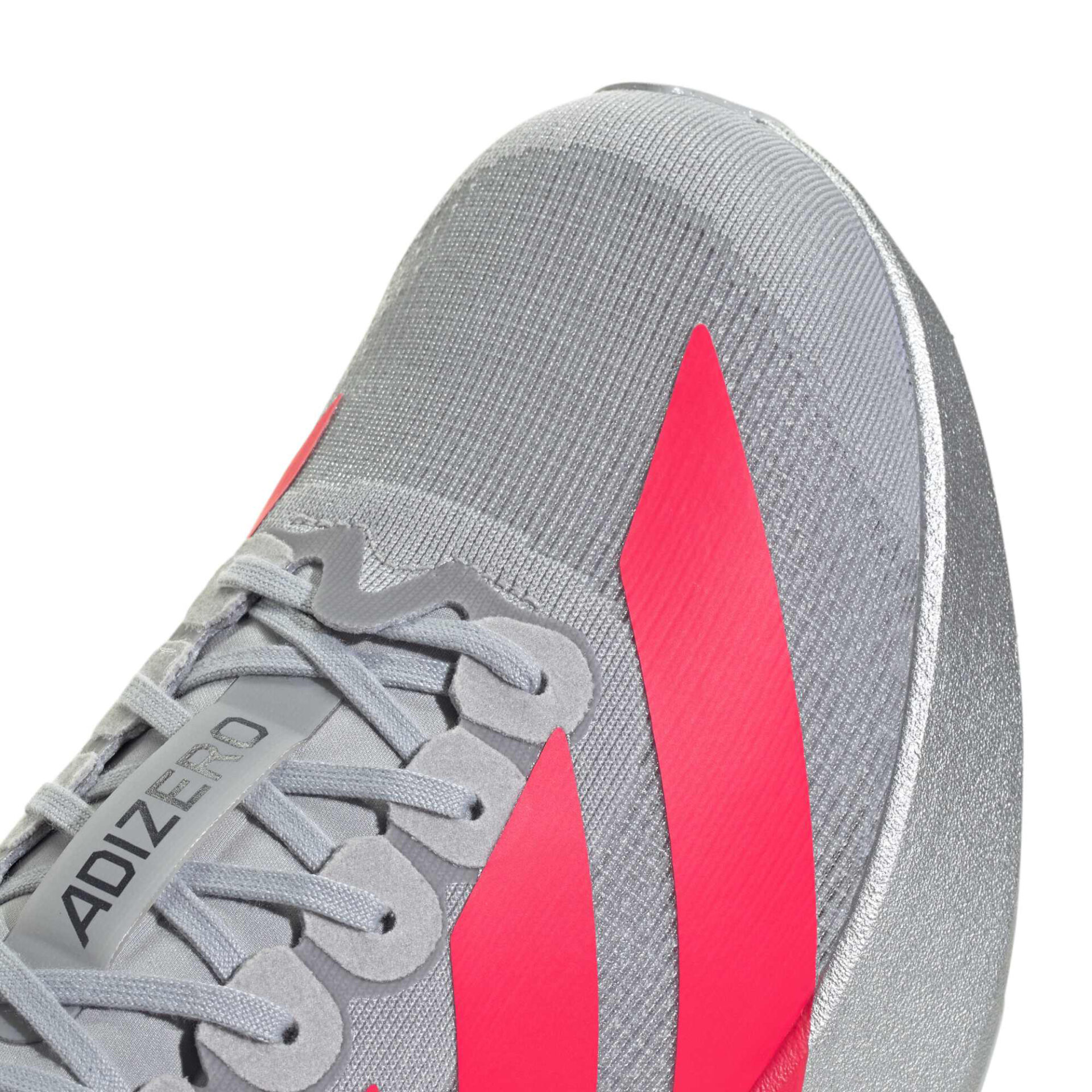 Adidas Men's Adizero Evo SL - Silver Metallic/Lucid Red/Iron Metallic - Image 7