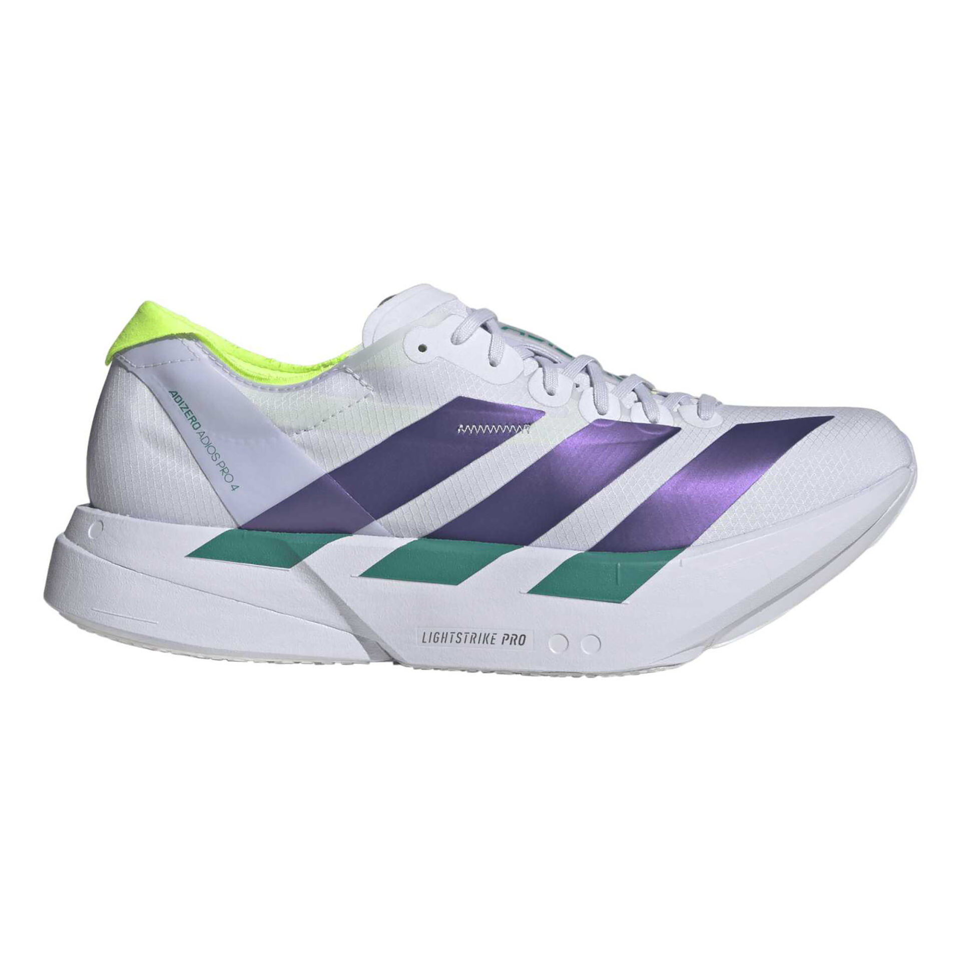 Adidas Men's Adizero Adios Pro 4 - Frozen Purple/Solar Purple/Signal Green