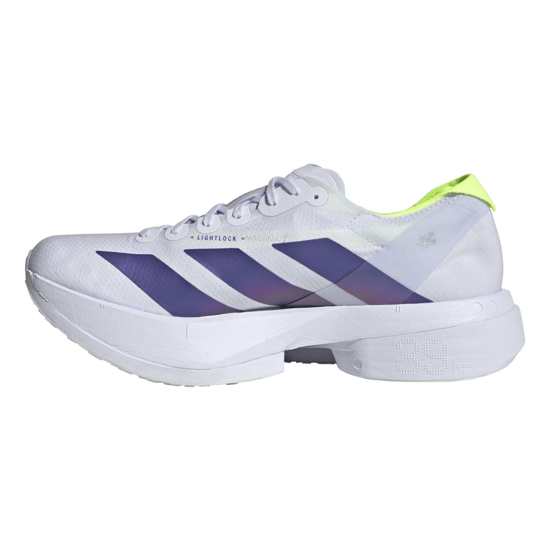 Adidas Men's Adizero Adios Pro 4 - Frozen Purple/Solar Purple/Signal Green - Image 2