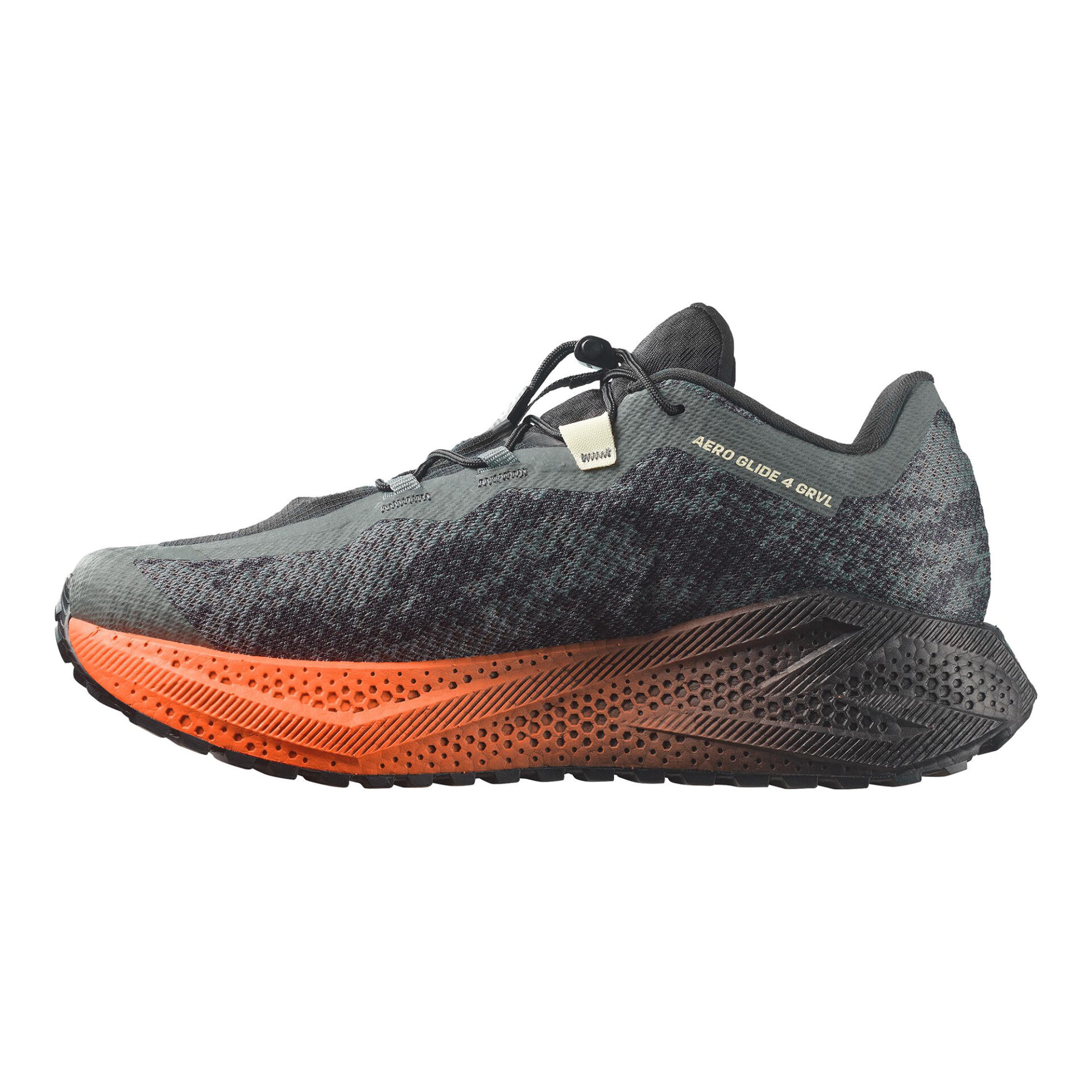 Salomon Men's Aero Glide 4 GRVL - Urban Chic/Black/Lime Cream - Image 2