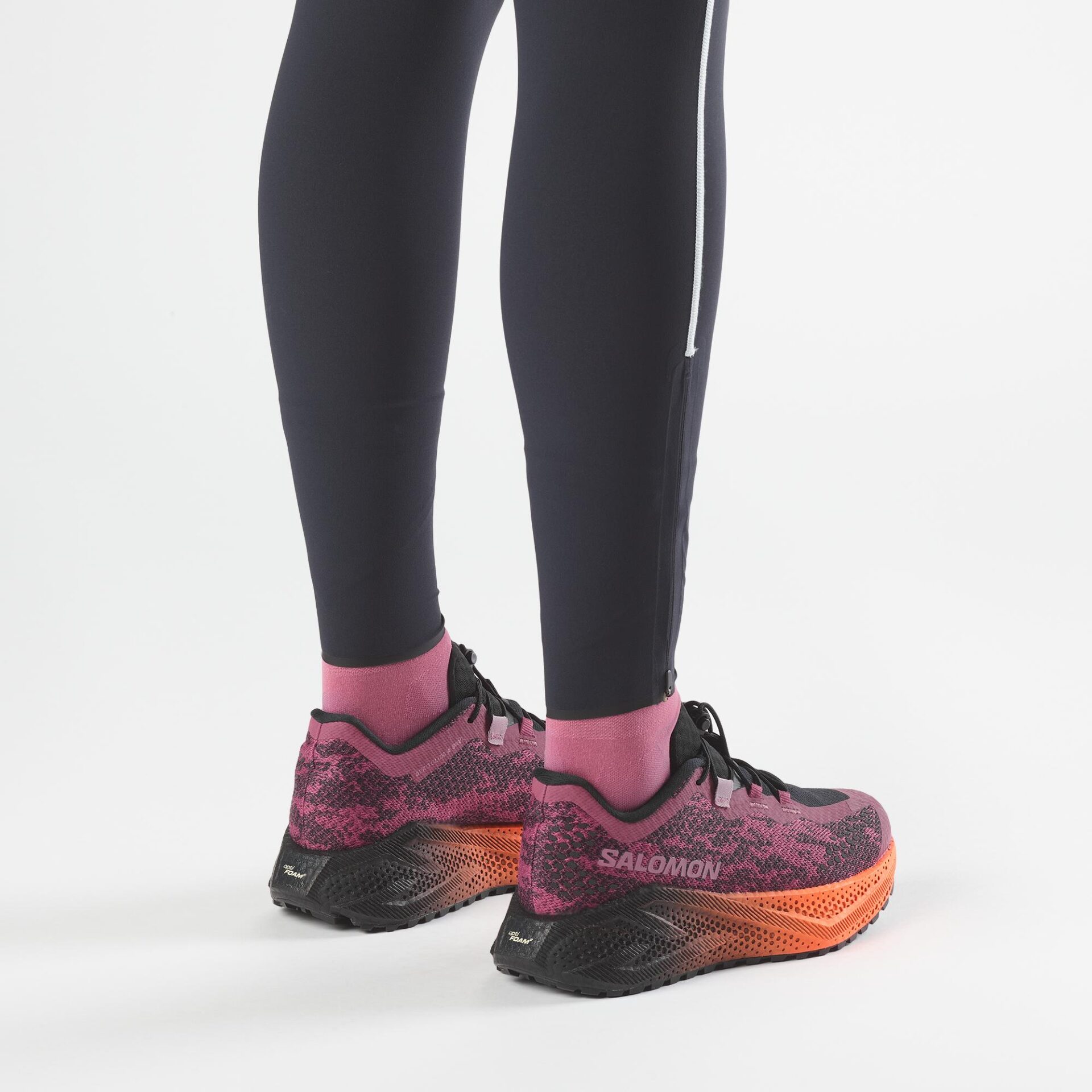 Salomon Women's Aero Glide 4 GRVL - Nocturne/Black/Dusky Orchid - Image 6