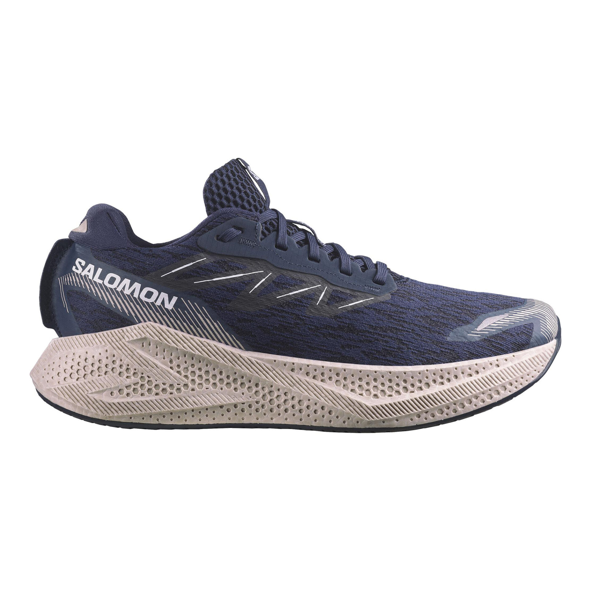Salomon Men's Aero Glide 4 - Maritime Blue/Silver Cloud/White