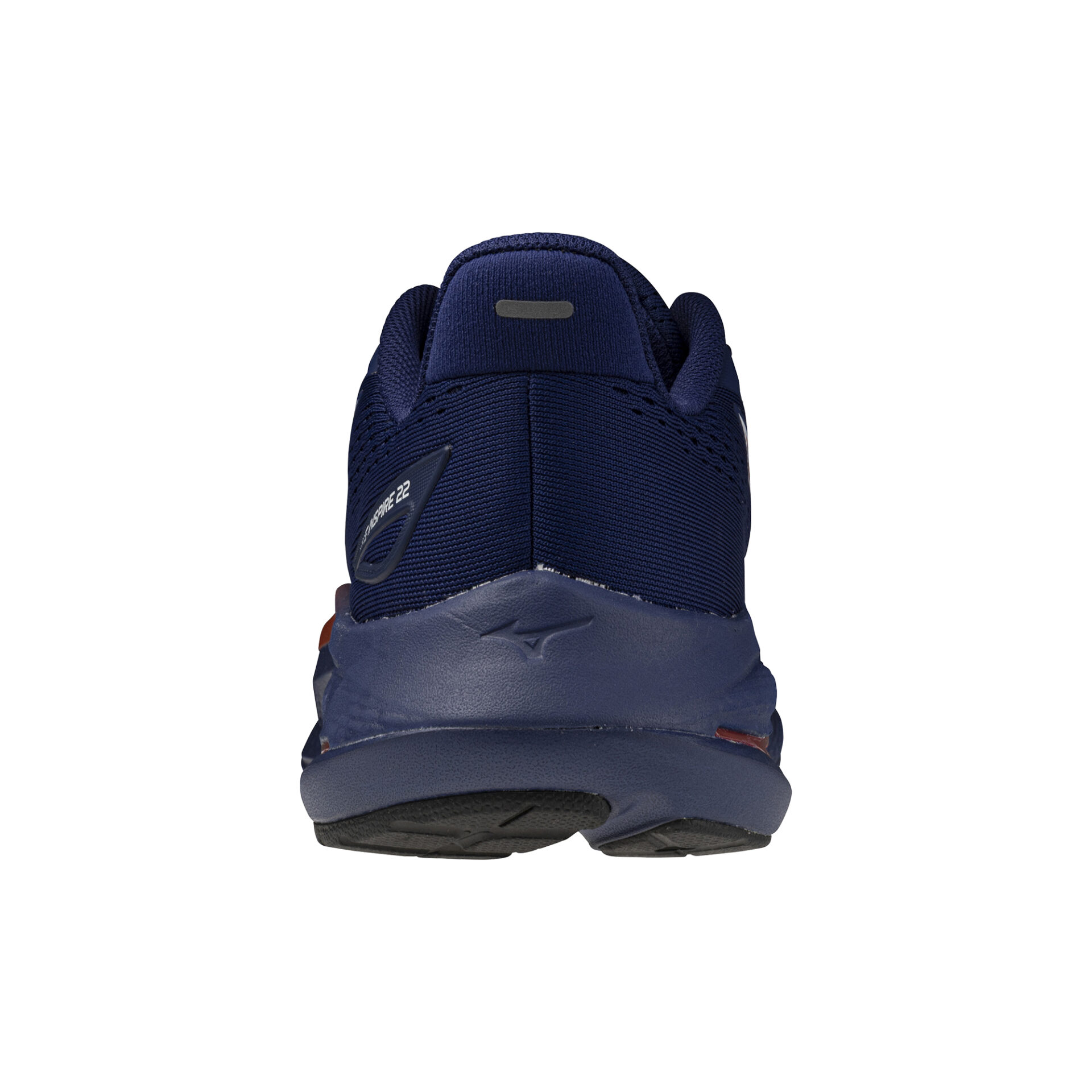 Mizuno Men's Wave Inspire 22 - Beacon Blue/Tomato Puree/Firecracker - Image 4